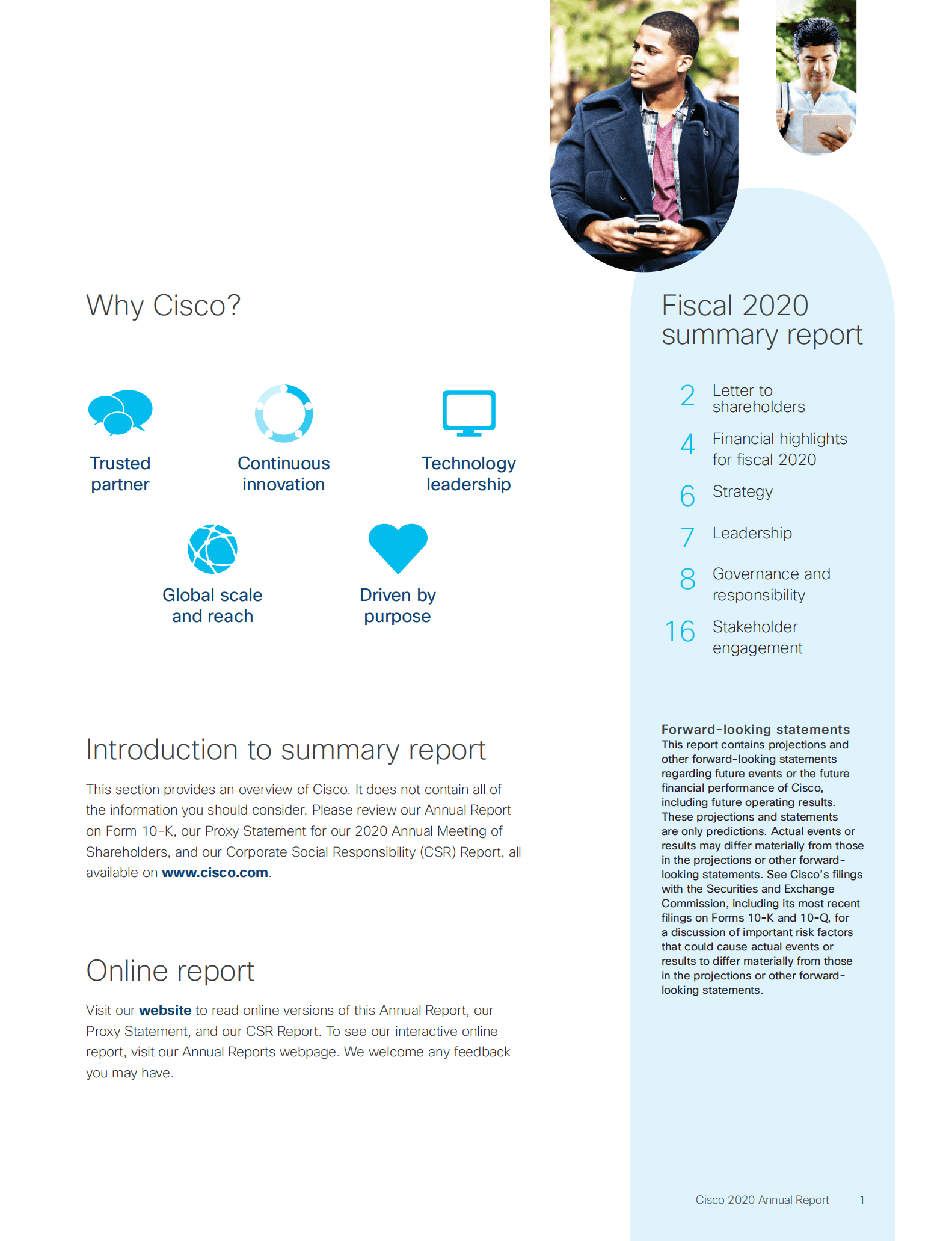 思科公司（CISCO SYSTEMS）2020年年度报告（英文版）.pdf 第3页