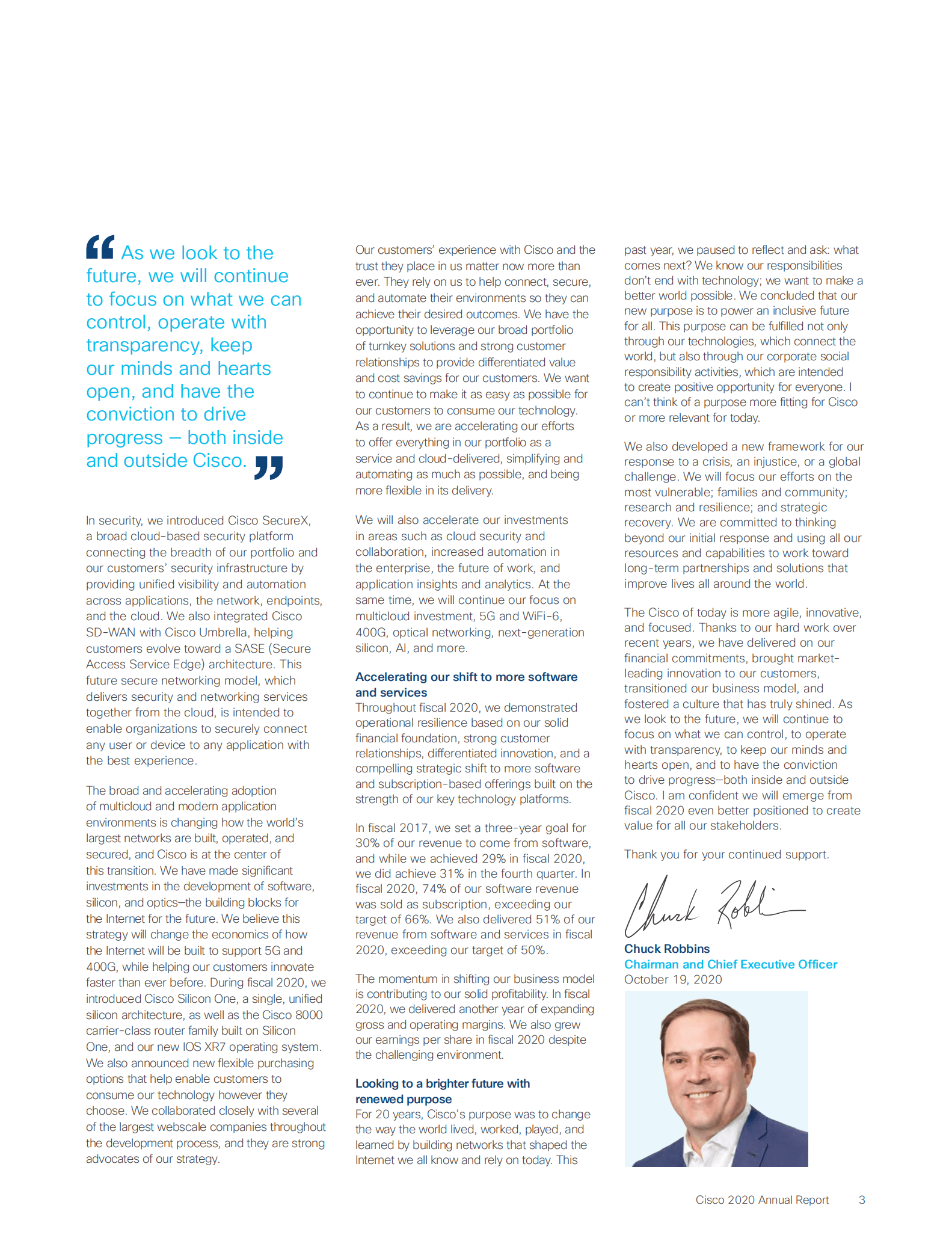 思科公司（CISCO SYSTEMS）2020年年度报告（英文版）.pdf 第5页