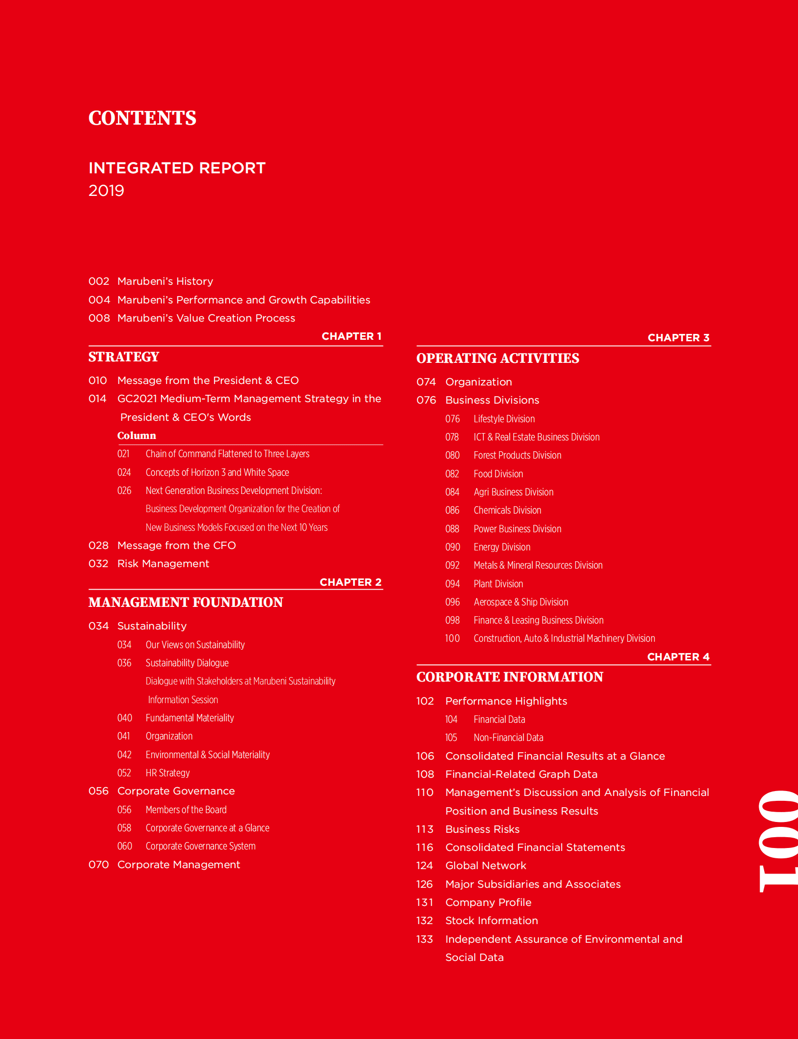 丸红株式会社（MARUBENI）2019年年度报告（英文版）.pdf 第3页