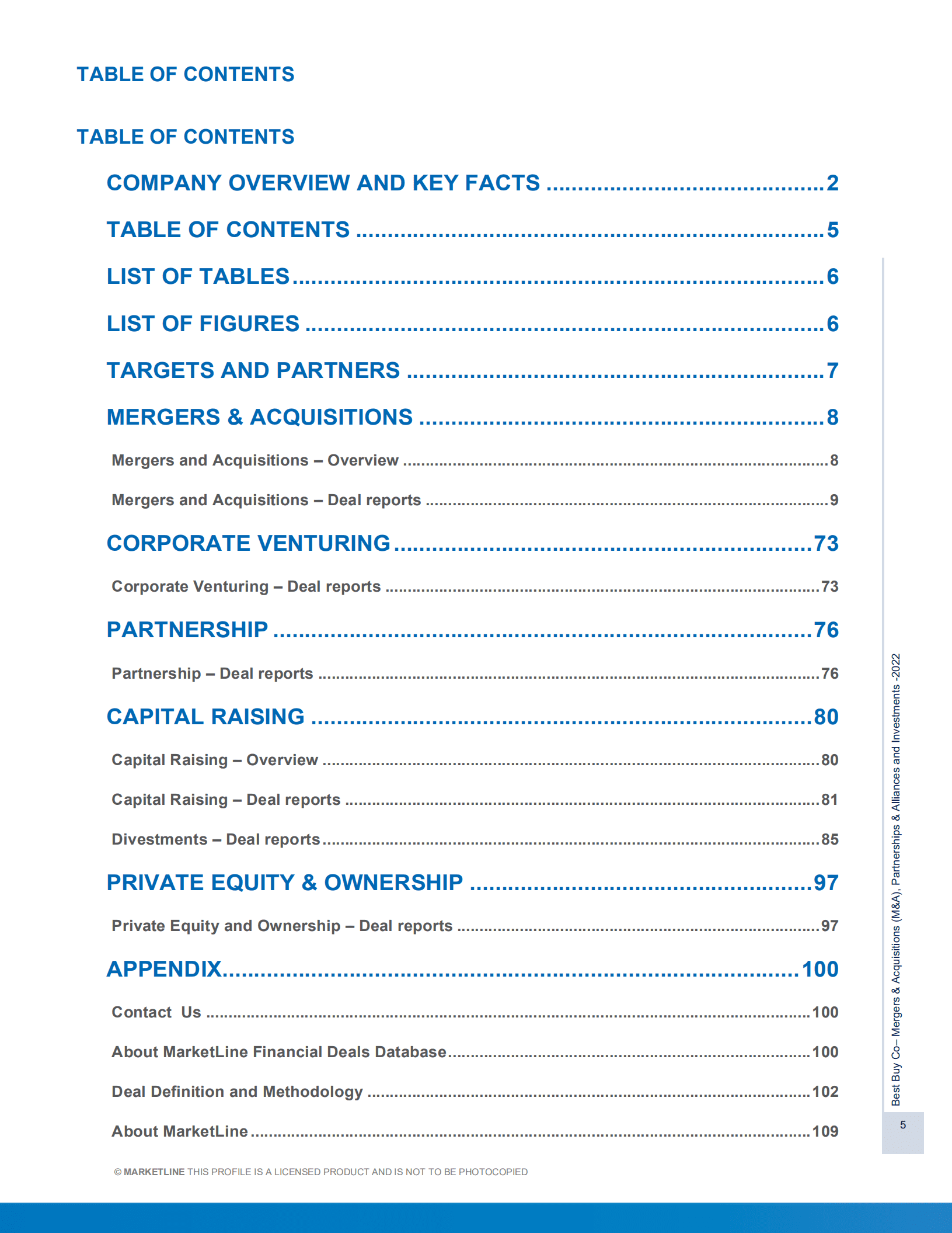 MarketLine：百思买（BEST BUY）公司并购、联盟与投资分析报告（英文版）.pdf 第5页