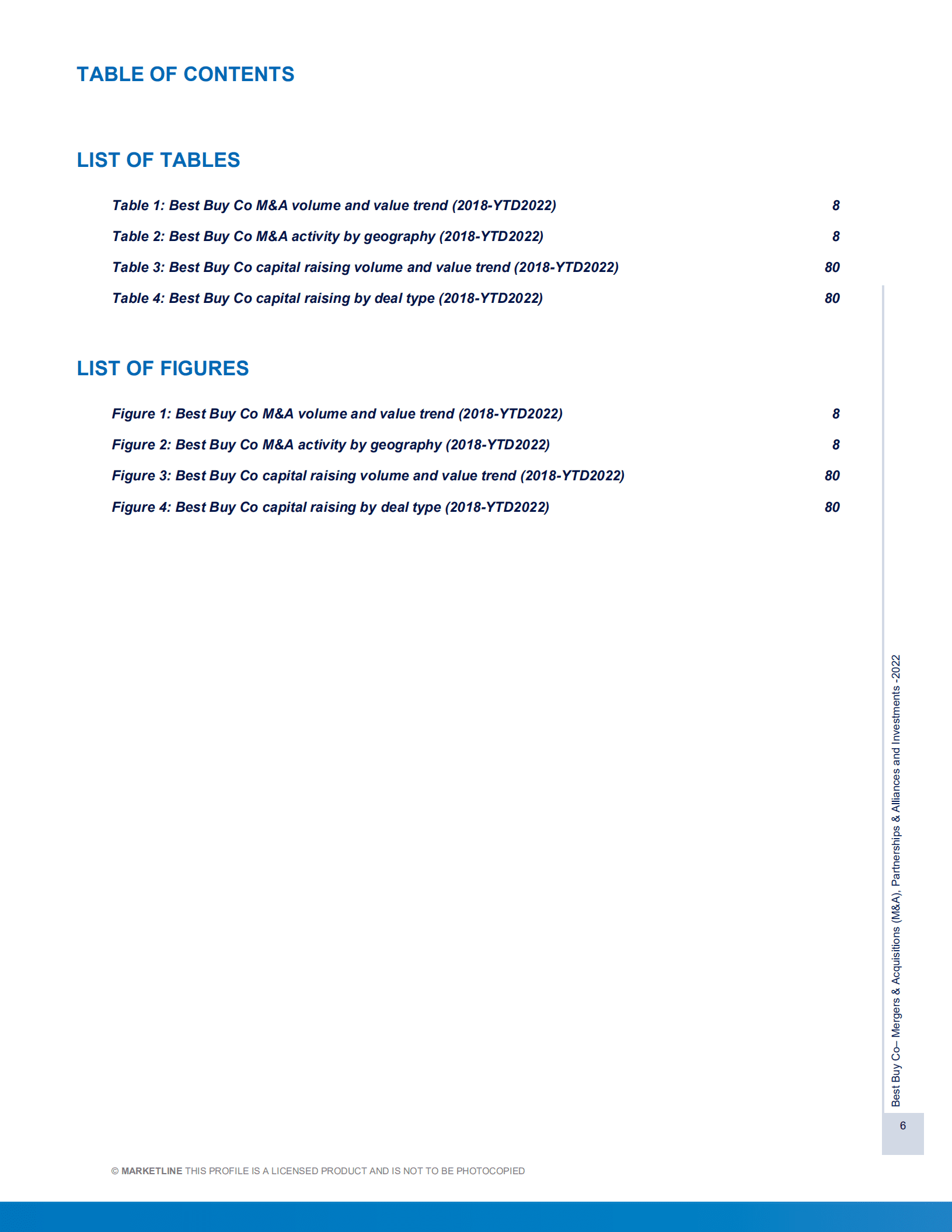 MarketLine：百思买（BEST BUY）公司并购、联盟与投资分析报告（英文版）.pdf 第6页
