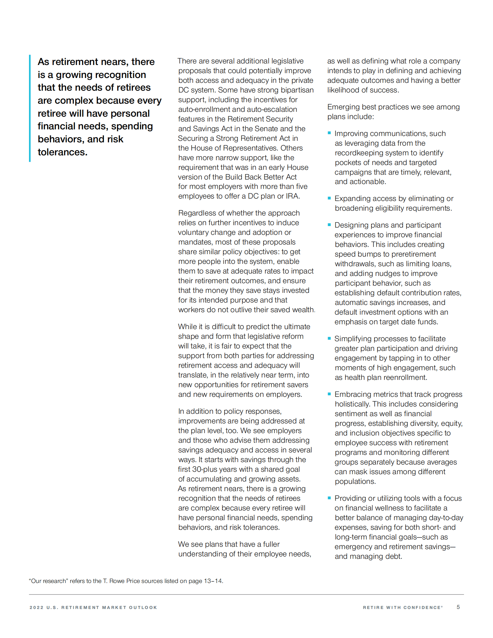 T. ROWE Price：2022年美国退休市场展望报告（英文版）.pdf 第6页