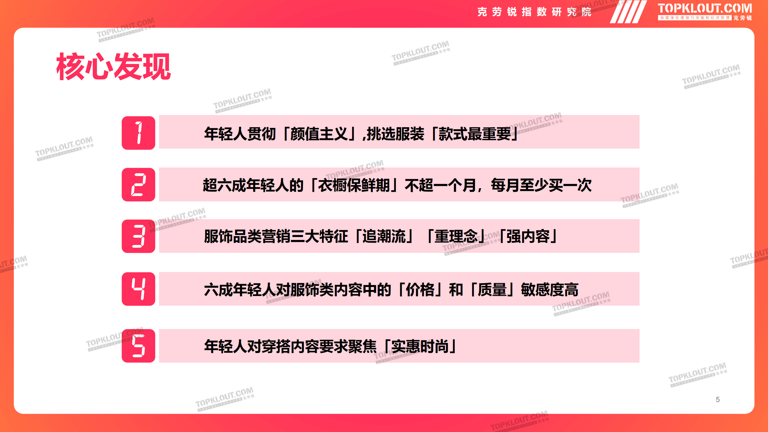 克劳锐：2022年轻人生活消费观察系列研究-服装服饰篇.pdf 第5页