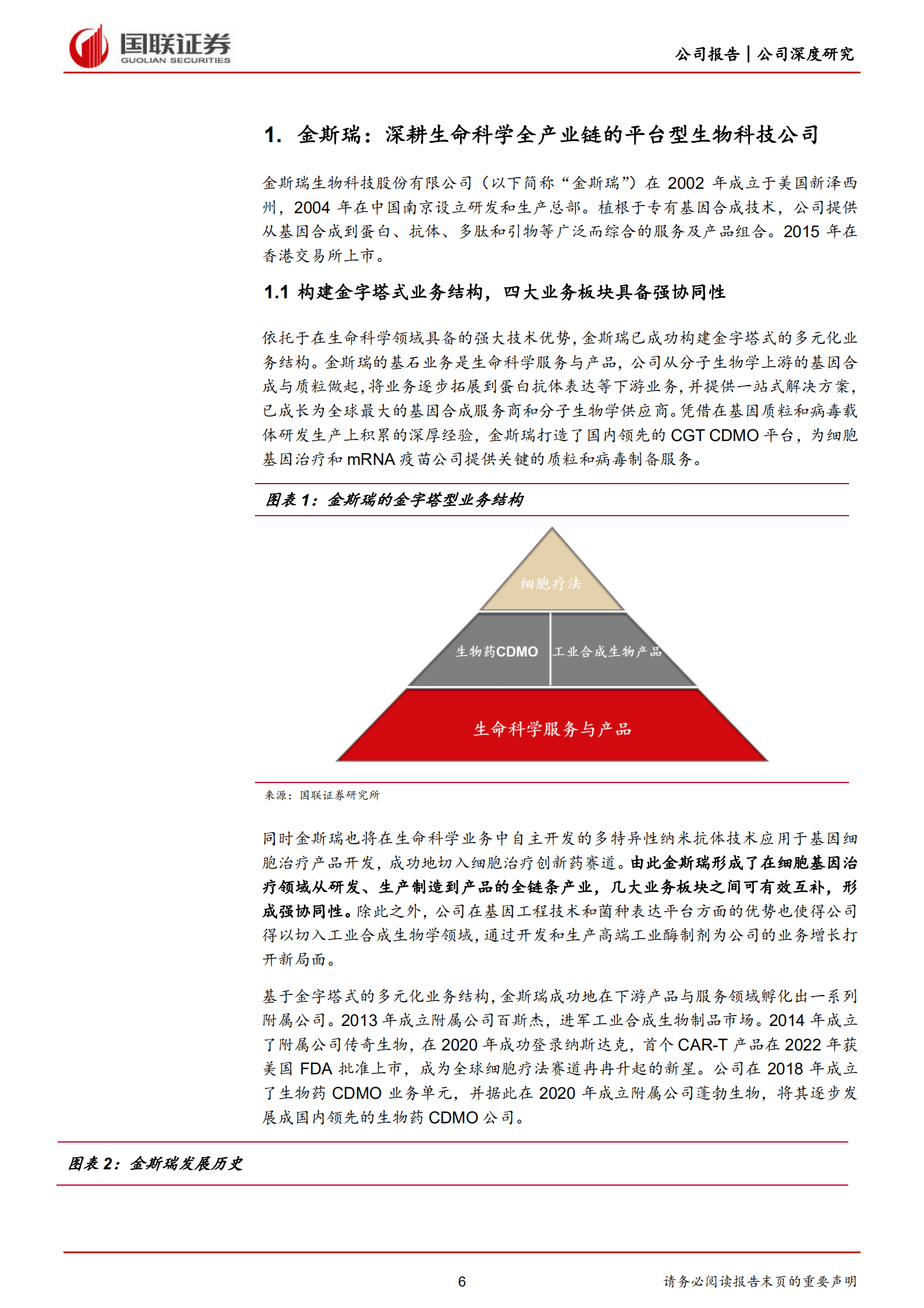 金斯瑞生物科技-深耕生命科学全产业链，打造四位一体产业龙头-220918.pdf 第6页