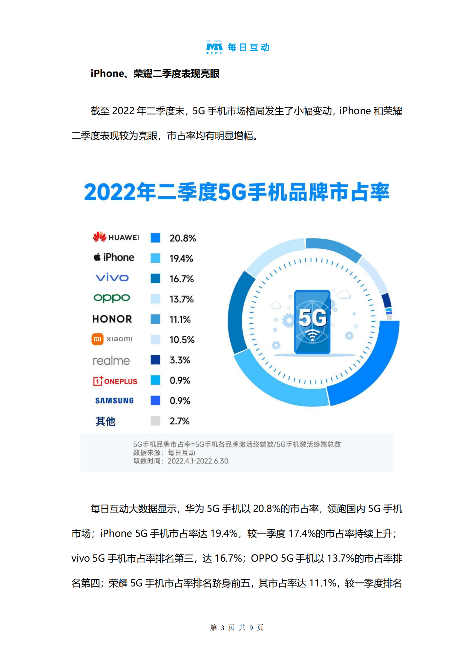 每日互动&个推：2022年二季度5G手机报告.pdf 第4页