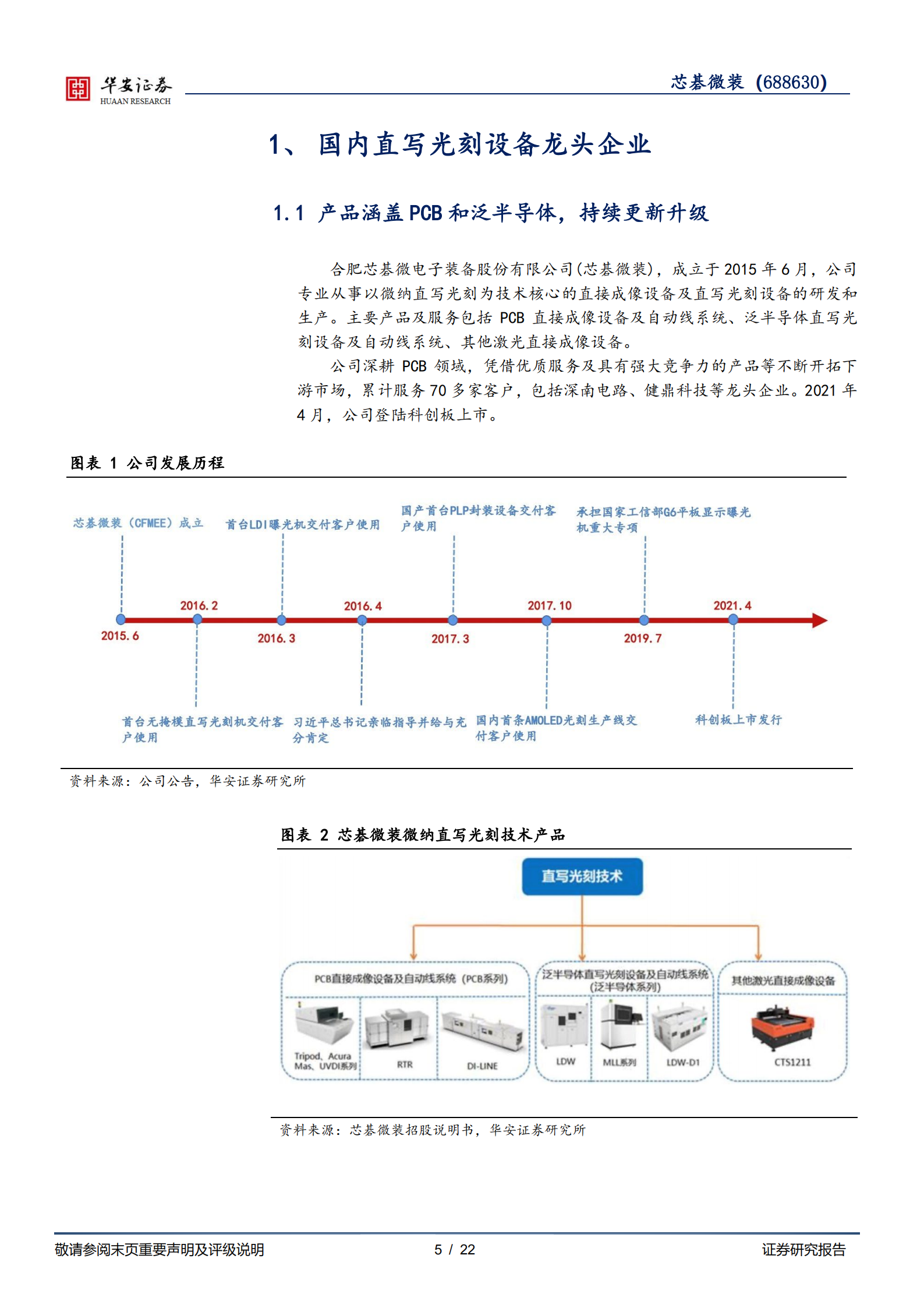 芯碁微装-PCB直写光刻高速增长，泛半导体设备放量可期-220725.pdf 第5页