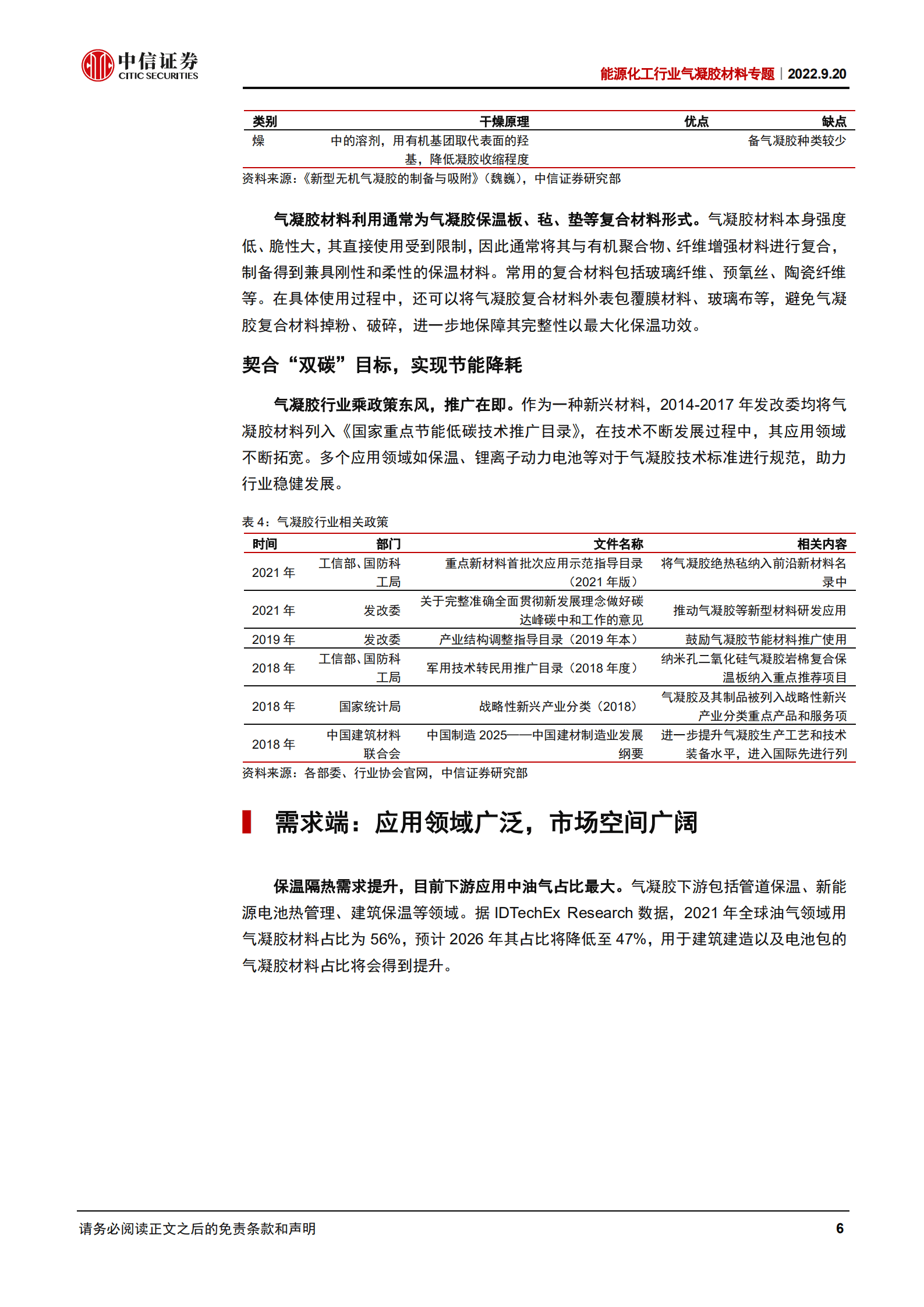 能源化工行业气凝胶材料专题：高效隔热材料，车用产品有望迅速放量-220920.pdf 第6页