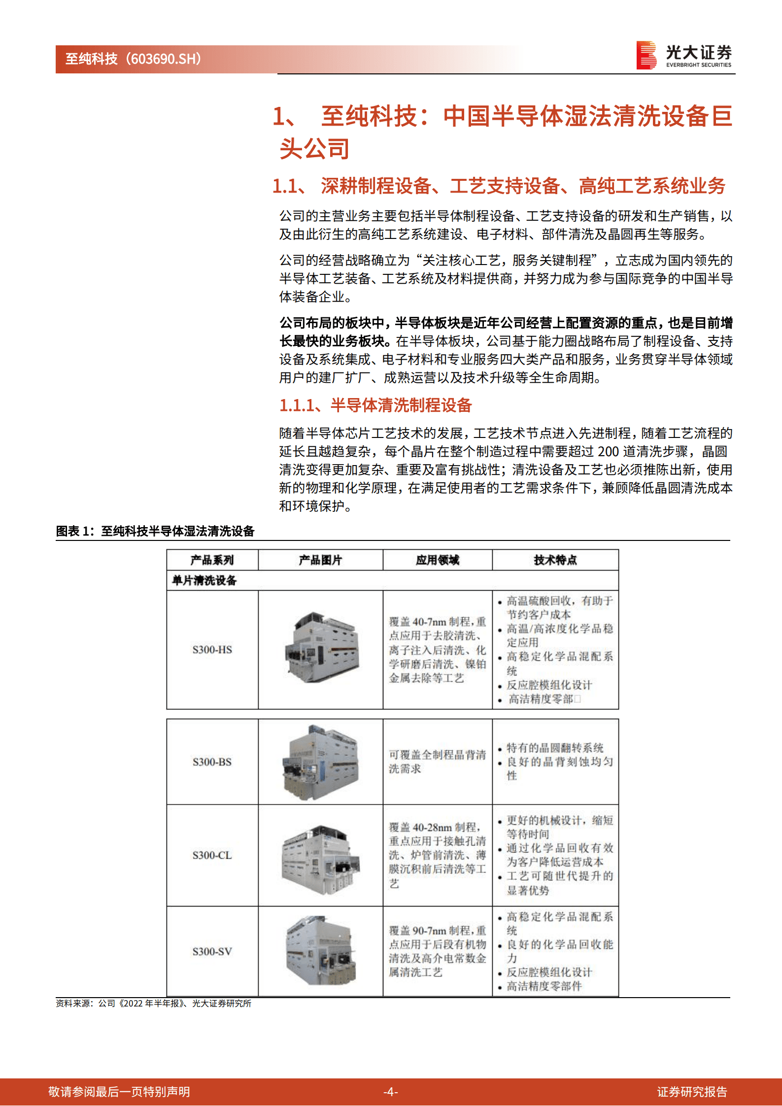 至纯科技：中国半导体清洗设备巨头高速成长，气体等半导体服务业务空间广阔-220920.pdf 第4页