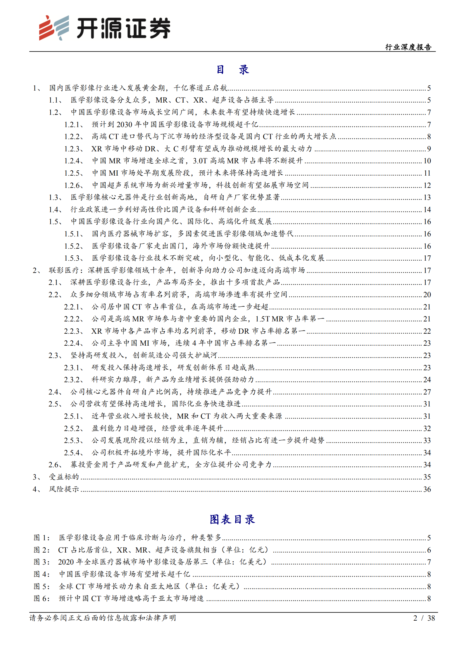 行业深度报告：从联影医疗拟IPO，看创新推动国内医学影像产业向高端市场突破-220712.pdf 第2页