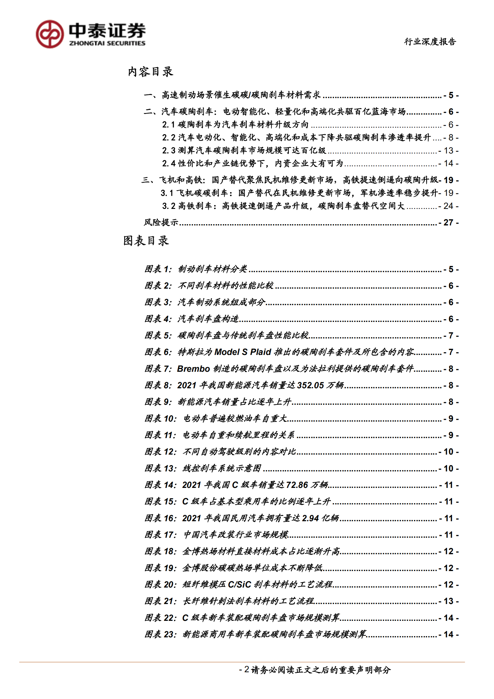 新材料碳碳复材行业：碳陶、碳碳刹车材料：多因共驱产业从0到1，汽车吹响成长号角-220727.pdf 第2页
