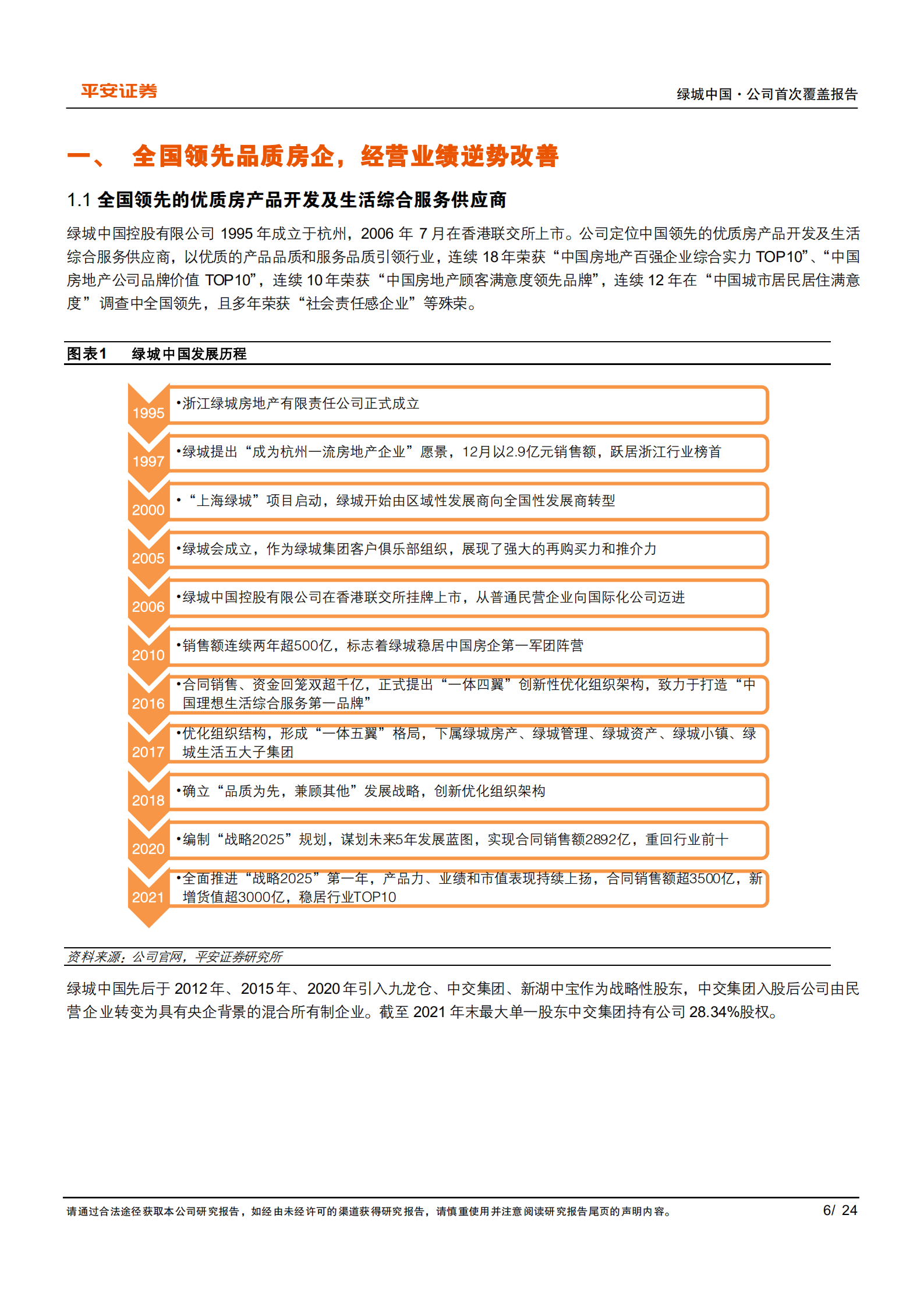 绿城中国-品质标杆房企，逆流而上未来可期-220815.pdf 第6页
