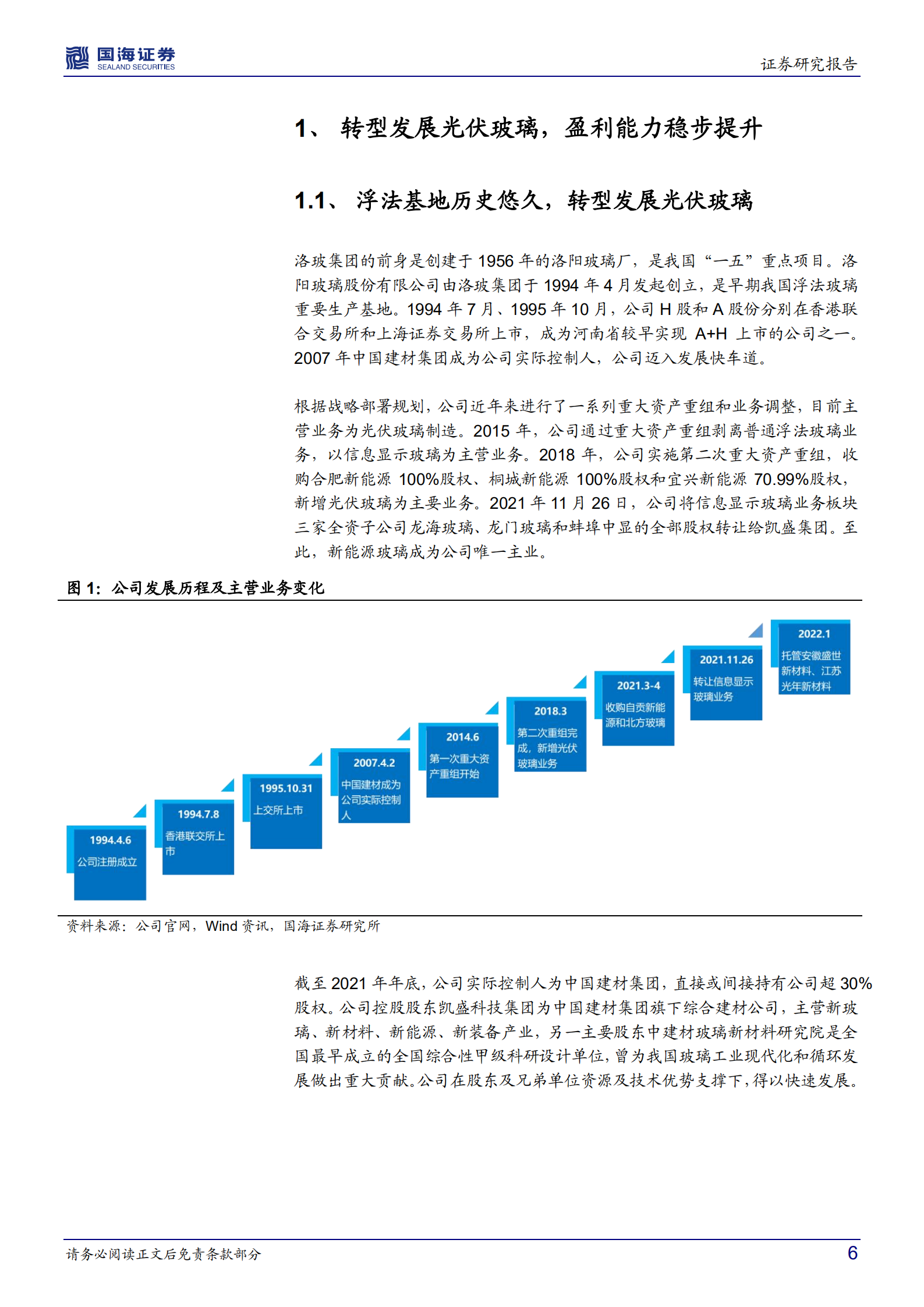 洛阳玻璃-深度研究：转型新能源材料平台，成长中的光伏玻璃龙头-220701.pdf 第6页