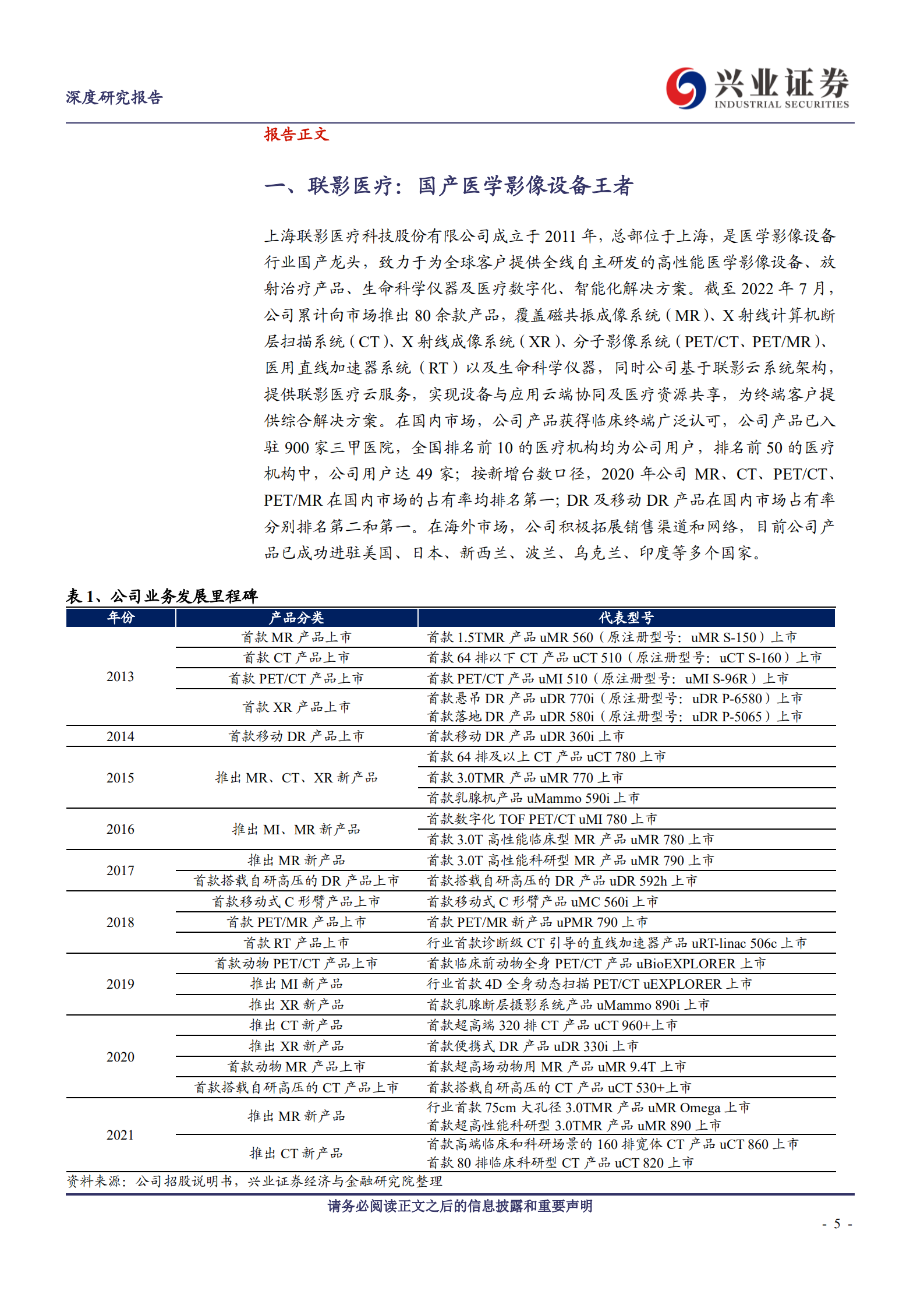 联影医疗：步履不停，领航国产影像创新之路-220804.pdf 第5页