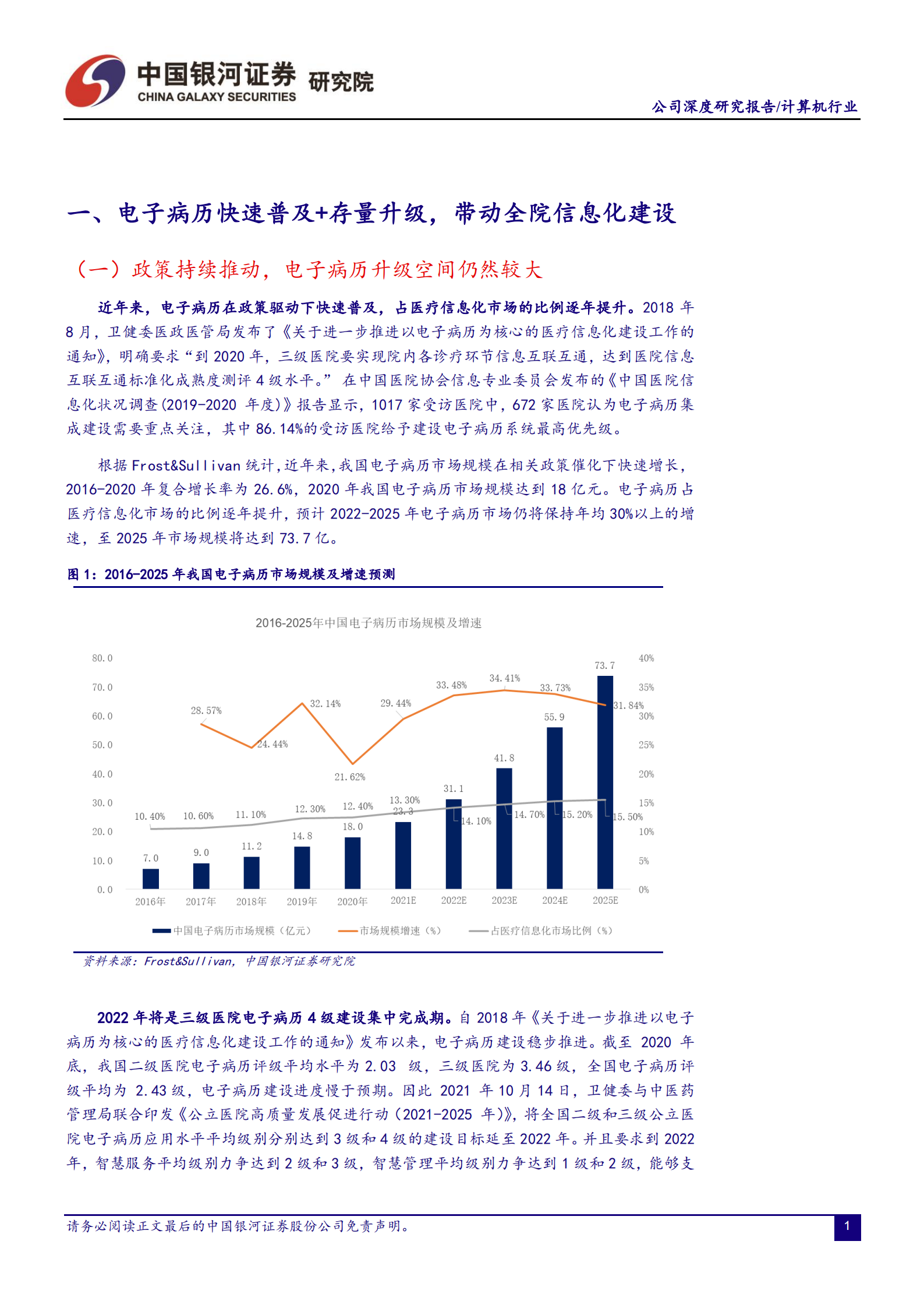 嘉和美康-公司深度报告：电子病历行业龙头，数据中心和专科电子病历有望成为第二增长极-220726.pdf 第3页
