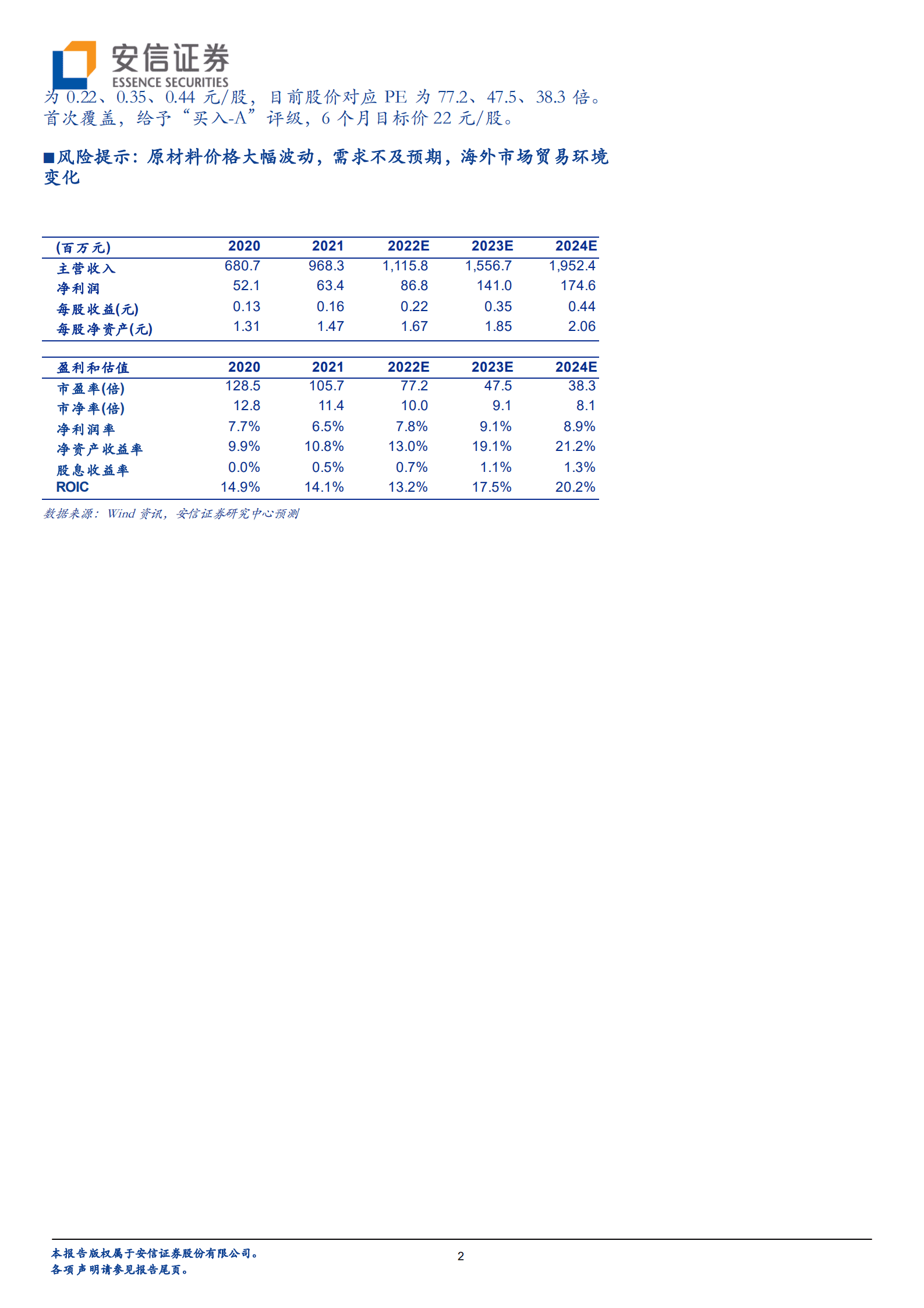 斯瑞新材-领先材料技术平台，持续发力战略新兴产业-220922.pdf 第2页