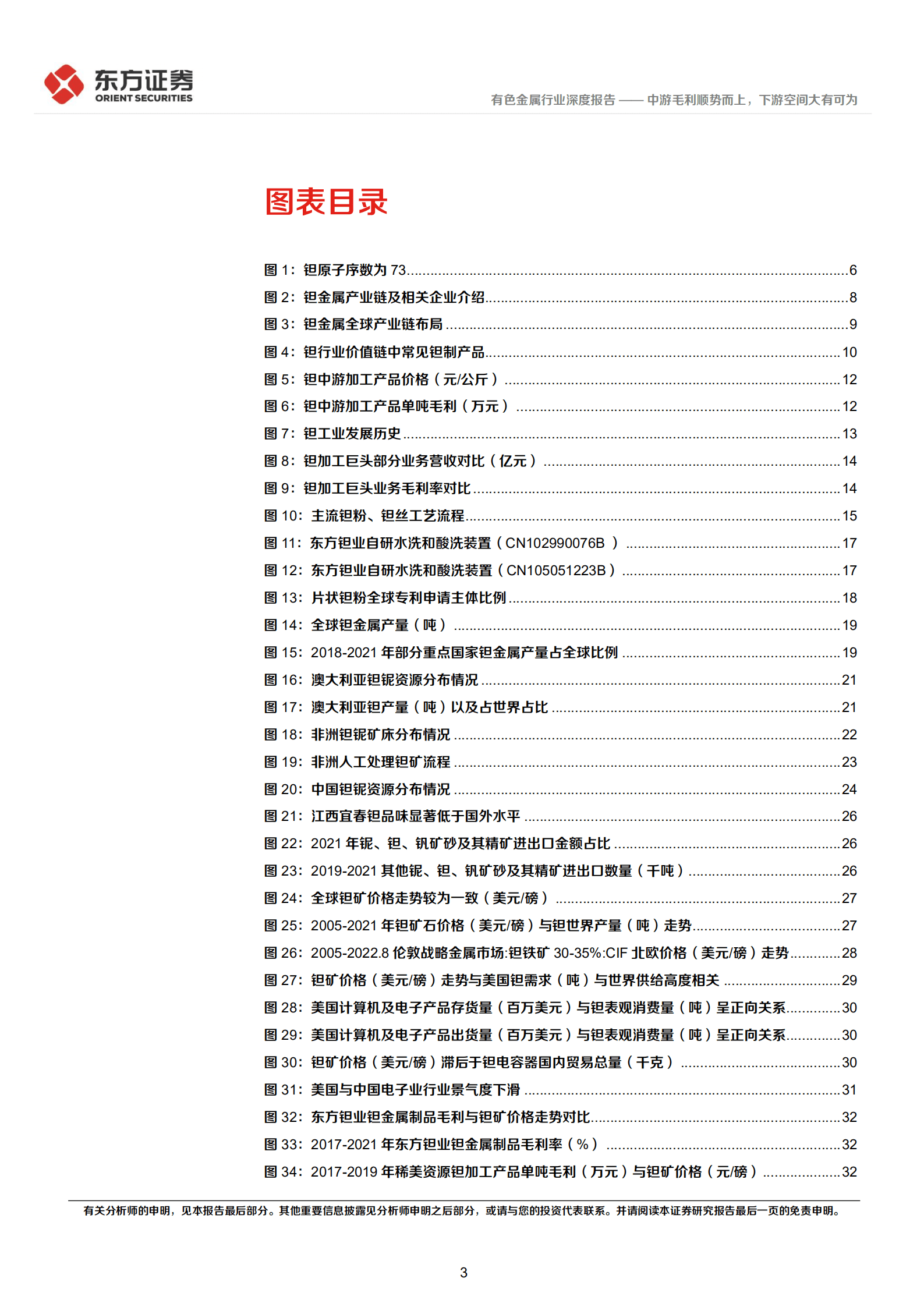有色金属行业钽中游冶炼加工行业深度报告：中游毛利顺势而上，下游空间大有可为-220922.pdf 第3页