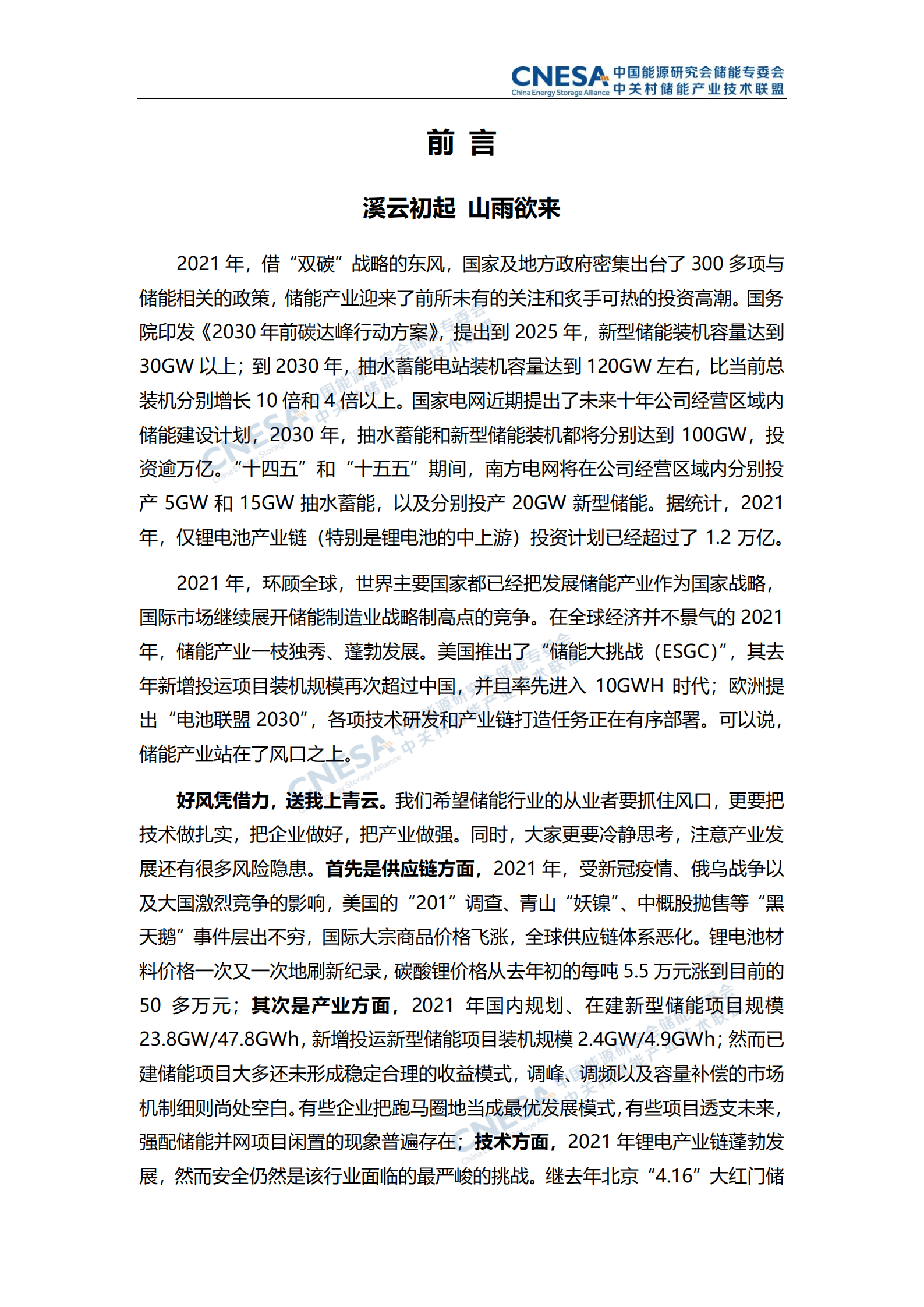 2022储能产业研究白皮书(摘要版)-中关村储能产业技术联盟.pdf | 先导研报