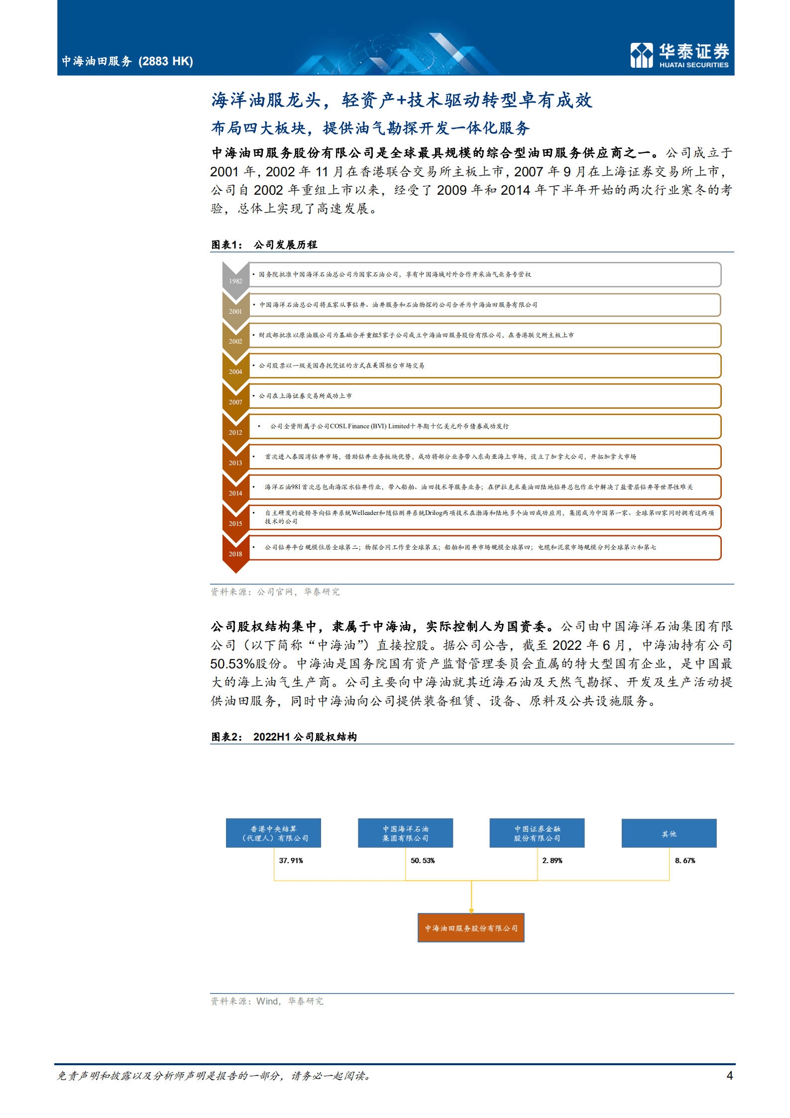 中海油田服务-海洋油服龙头，轻资产重技术行稳致远-220927.pdf 第4页