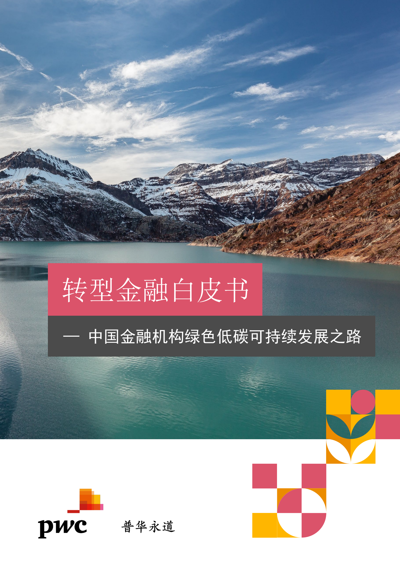 转型金融白皮书——中国金融机构绿色低碳可持续发展之路-普华永道.pdf 第1页
