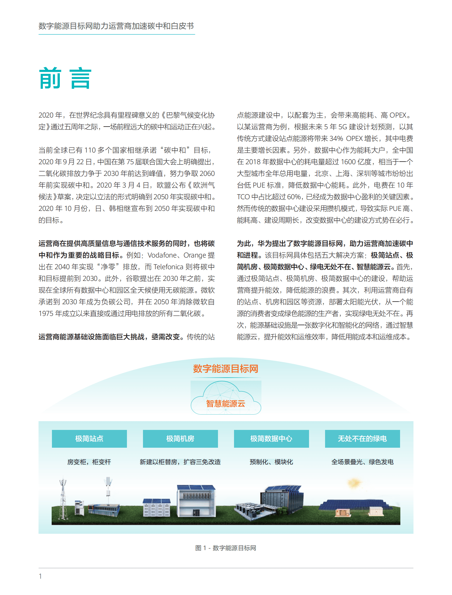 华为：数字能源目标网助力运营商加速碳中和白皮书-中文版.pdf 第2页