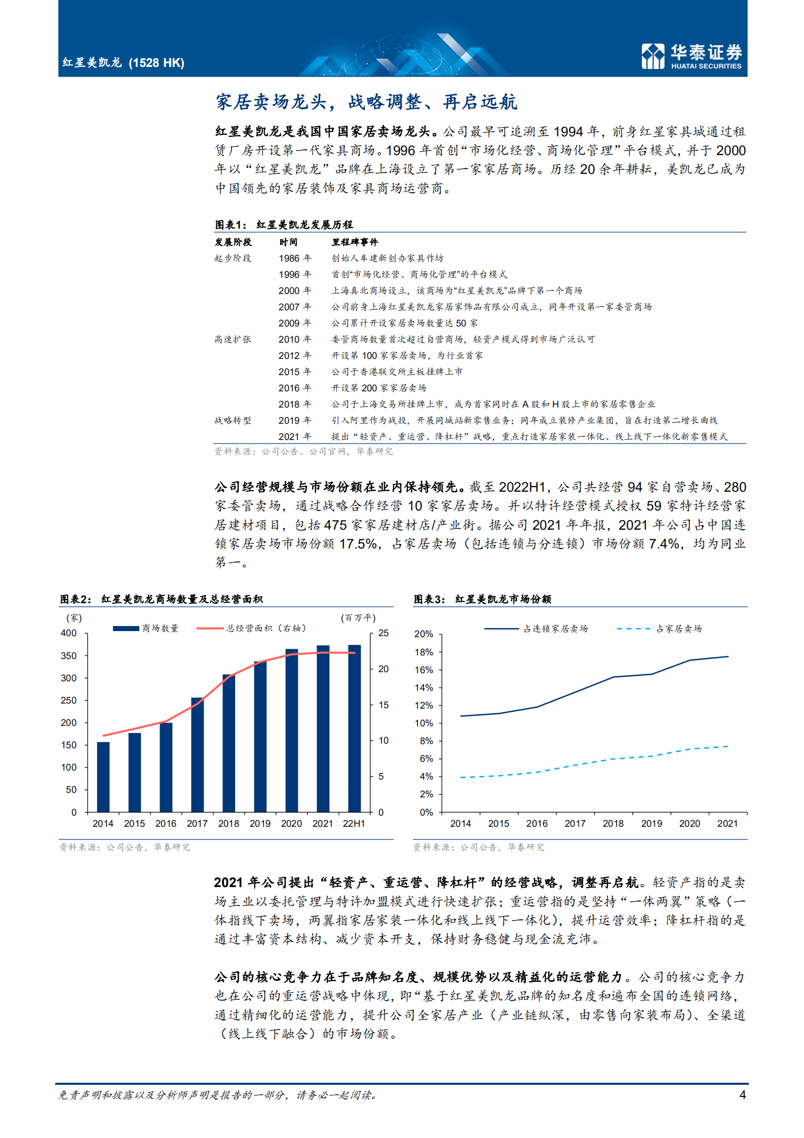 红星美凯龙-家居龙头，提效降本、调整再启航-221011.pdf 第4页