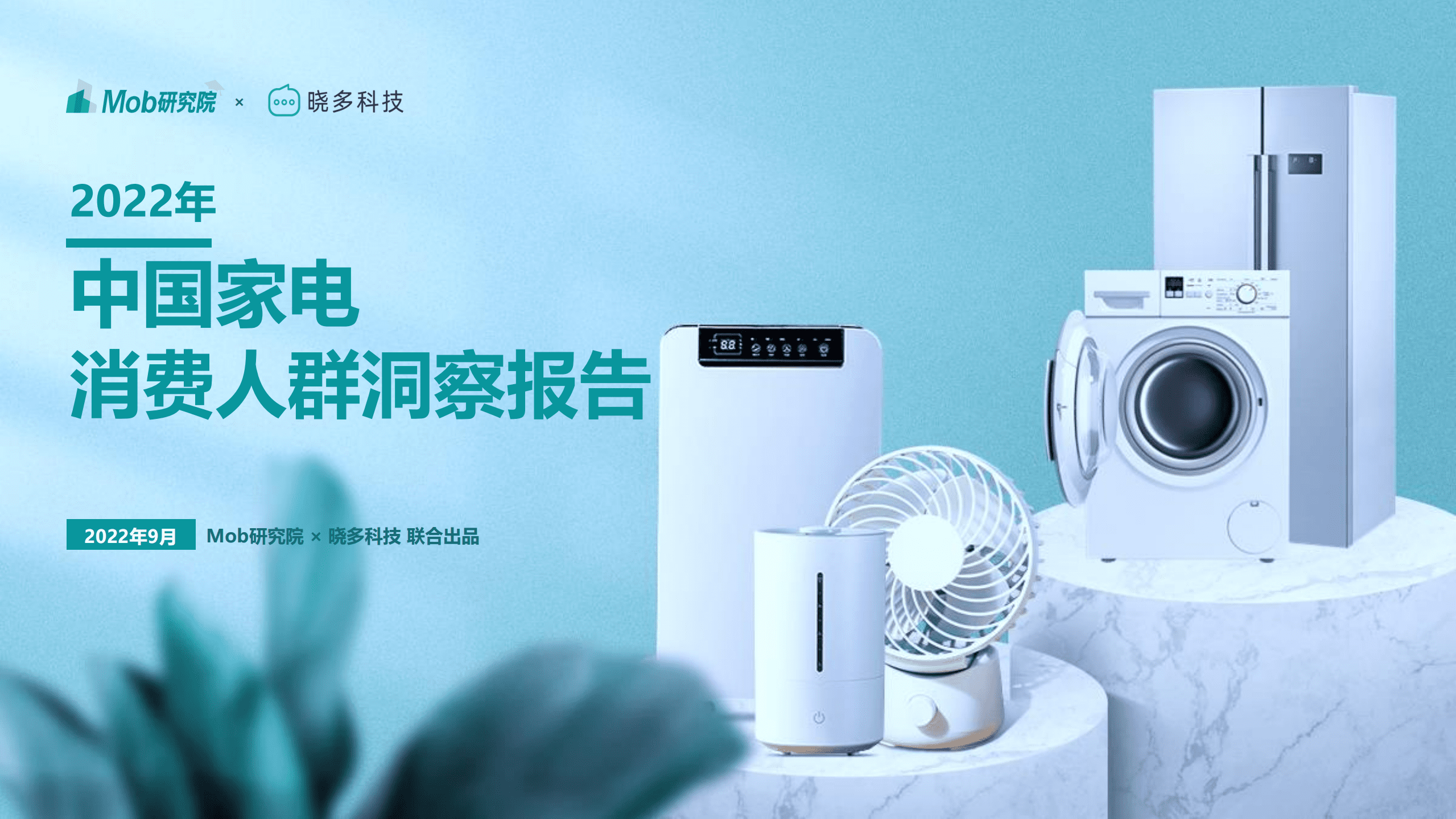 Mob研究院：2022年中国家电消费人群洞察报告.pdf 第1页