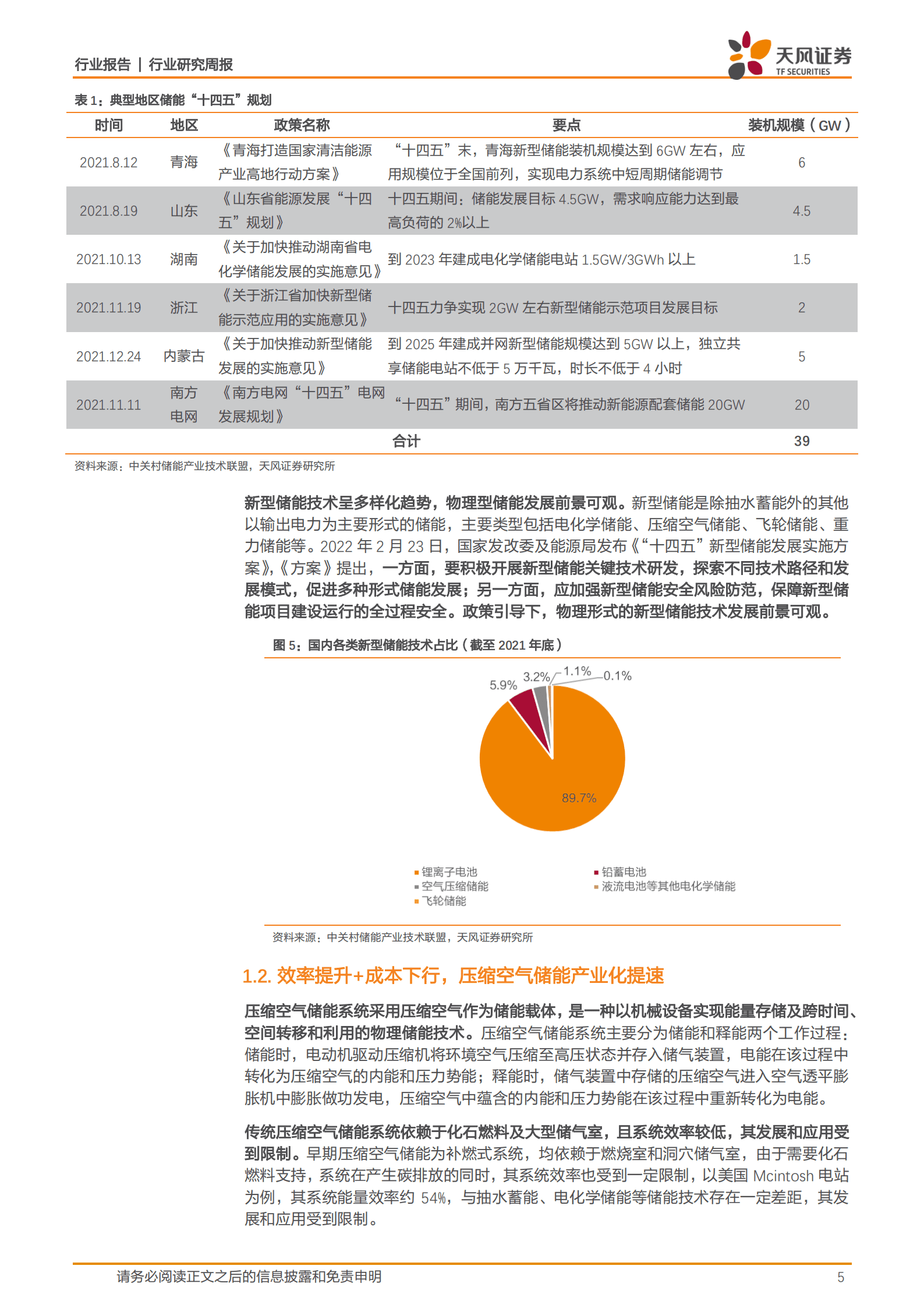 公用事业行业：压缩空气储能产业前景如何？-221012.pdf 第5页