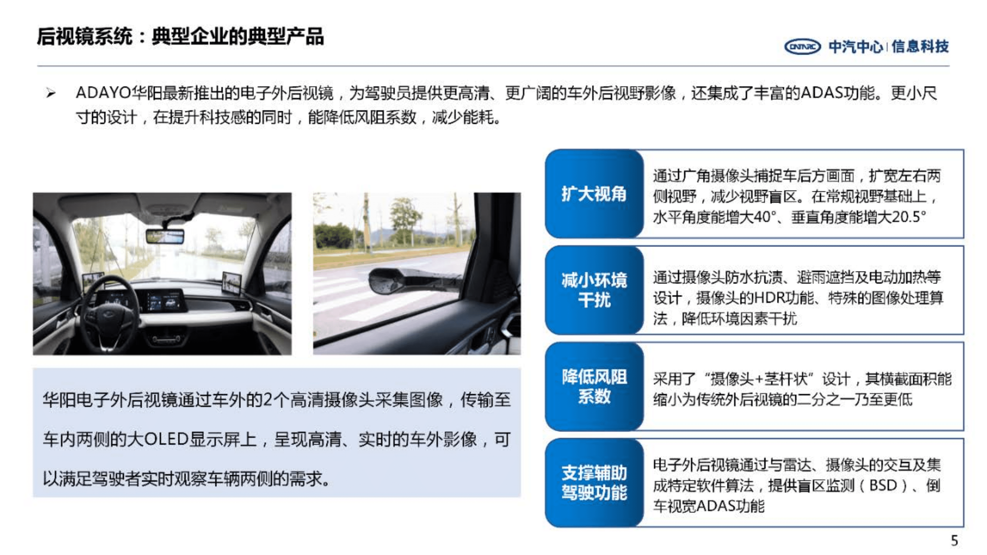中汽中心：前瞻技术洞察-后视镜系统发展趋势（2022）.pdf 第5页