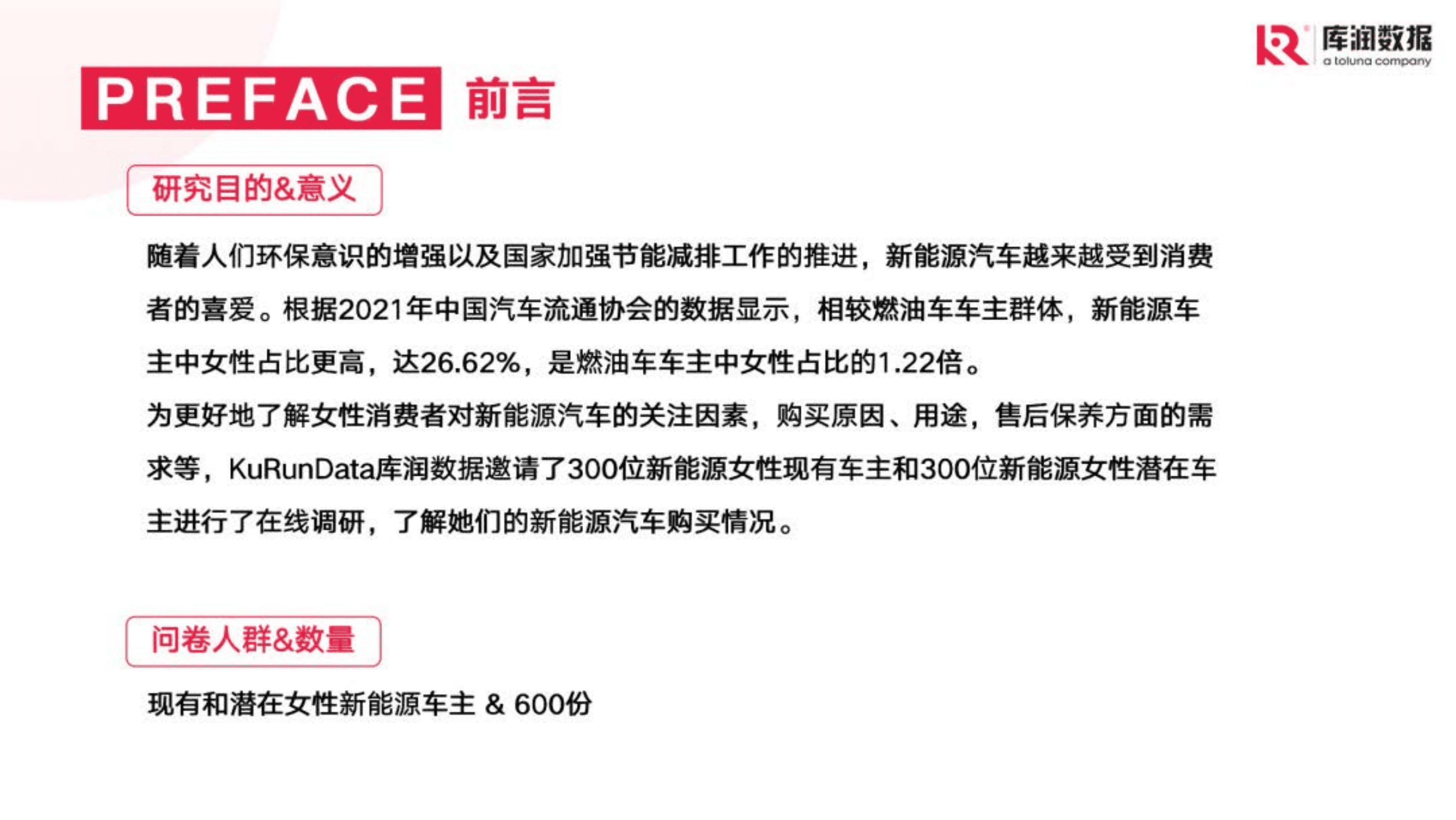 库润数据：2022年女性新能源汽车研究报告.pdf 第2页