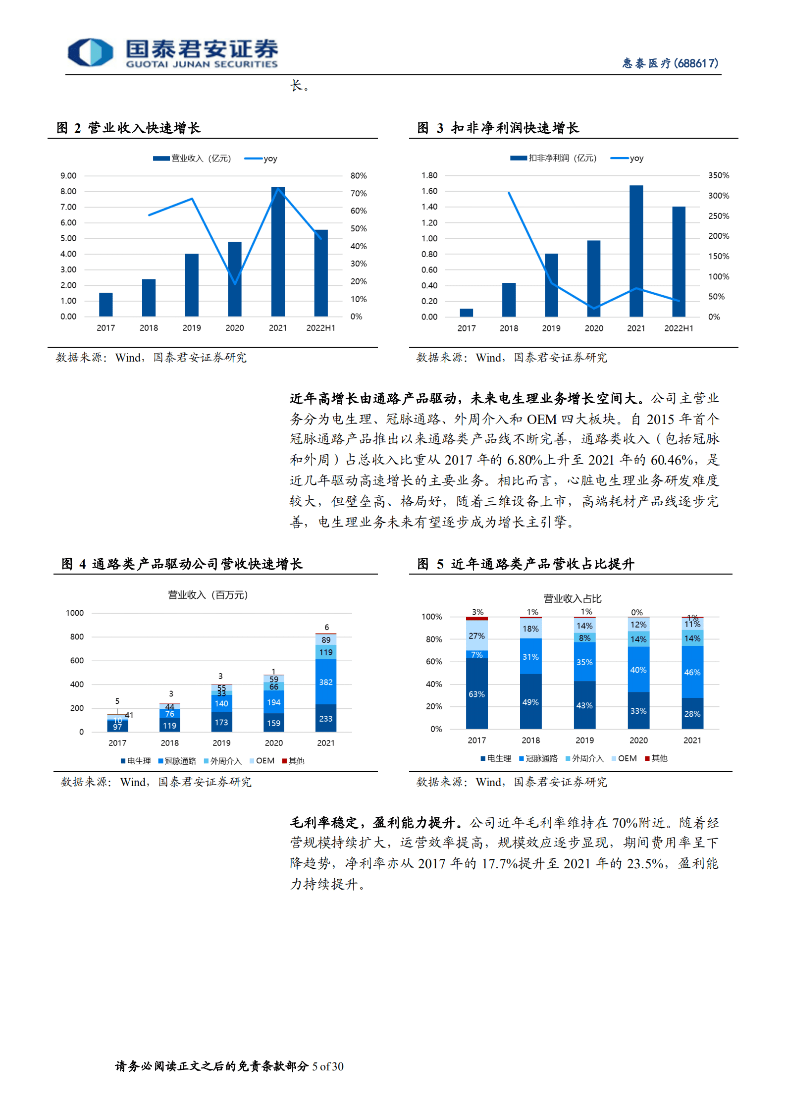 惠泰医疗：近观通路，远望电生理，高增长有望持续-221017.pdf 第5页