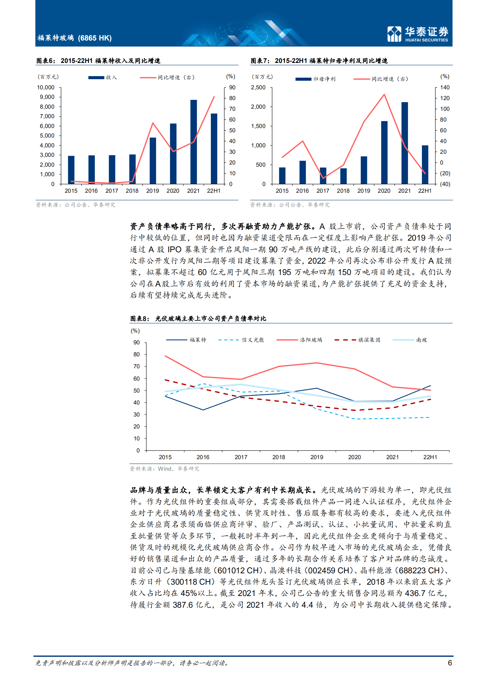 福莱特玻璃-专注光伏玻璃，深化成本壁垒-221014.pdf 第6页