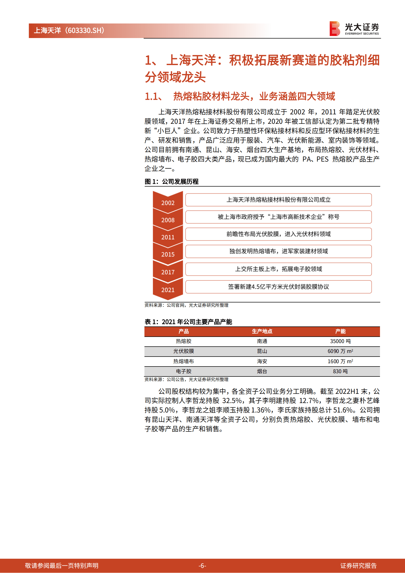 上海天洋：拓展光伏胶膜业务，热熔胶龙头快速发展-221014.pdf 第6页