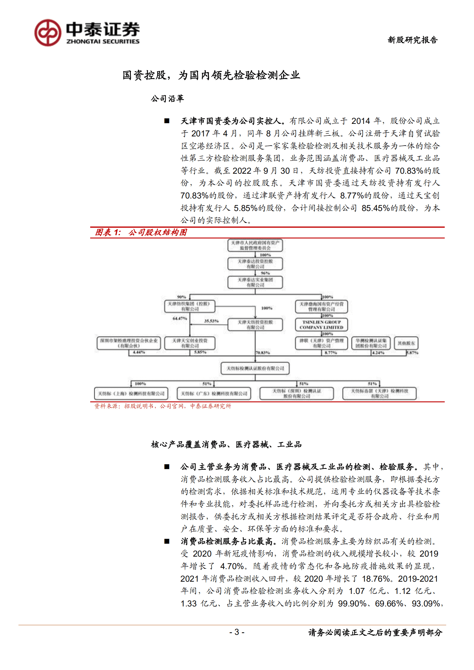天纺标-中小盘北交所新股简报：国内领先检验检测企业-221016.pdf 第3页