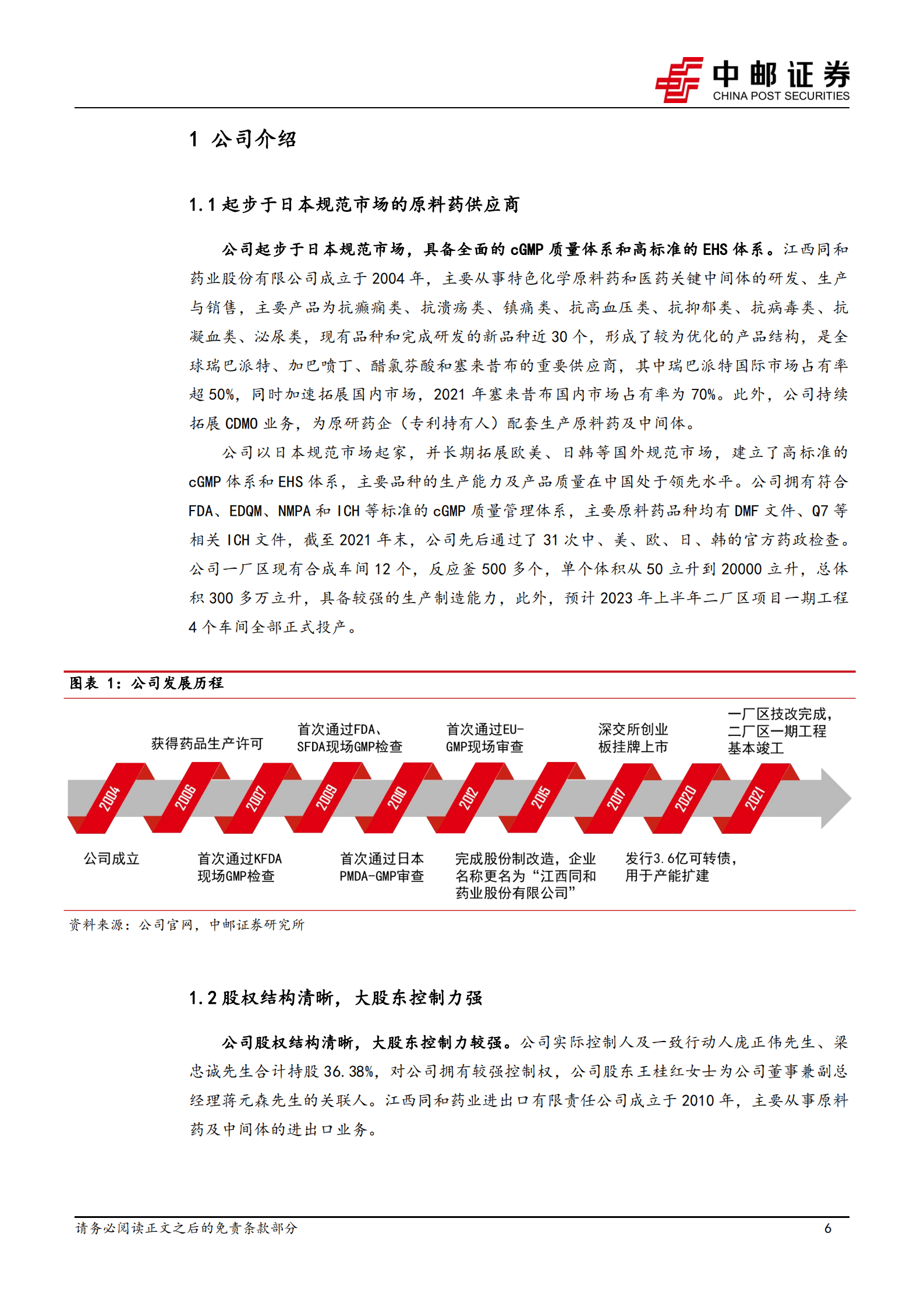 同和药业-产能释放叠加新产品放量，公司将迎来业绩拐点-221014.pdf 第6页