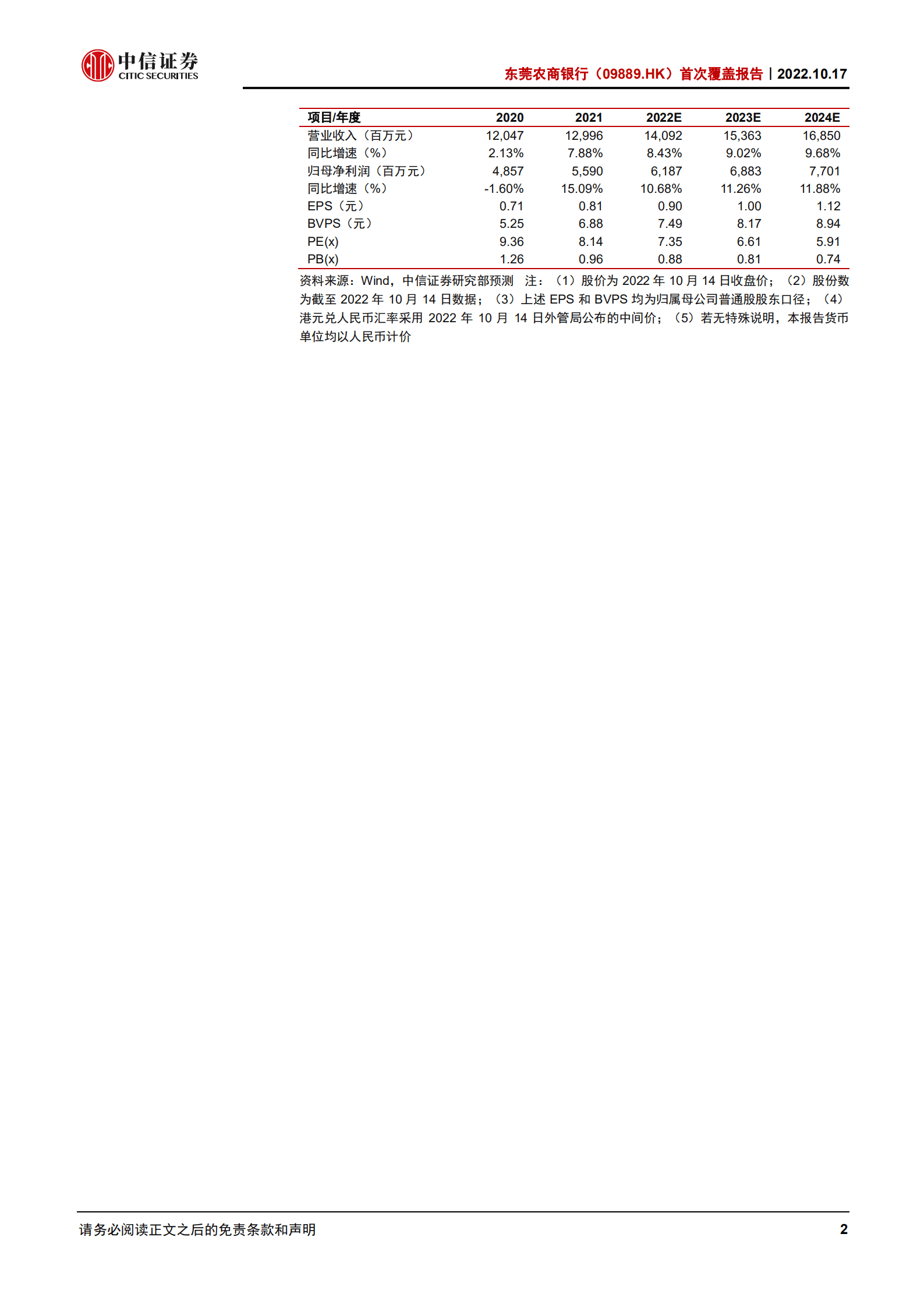 东莞农商银行：深耕区域，稳健经营-221017.pdf 第2页