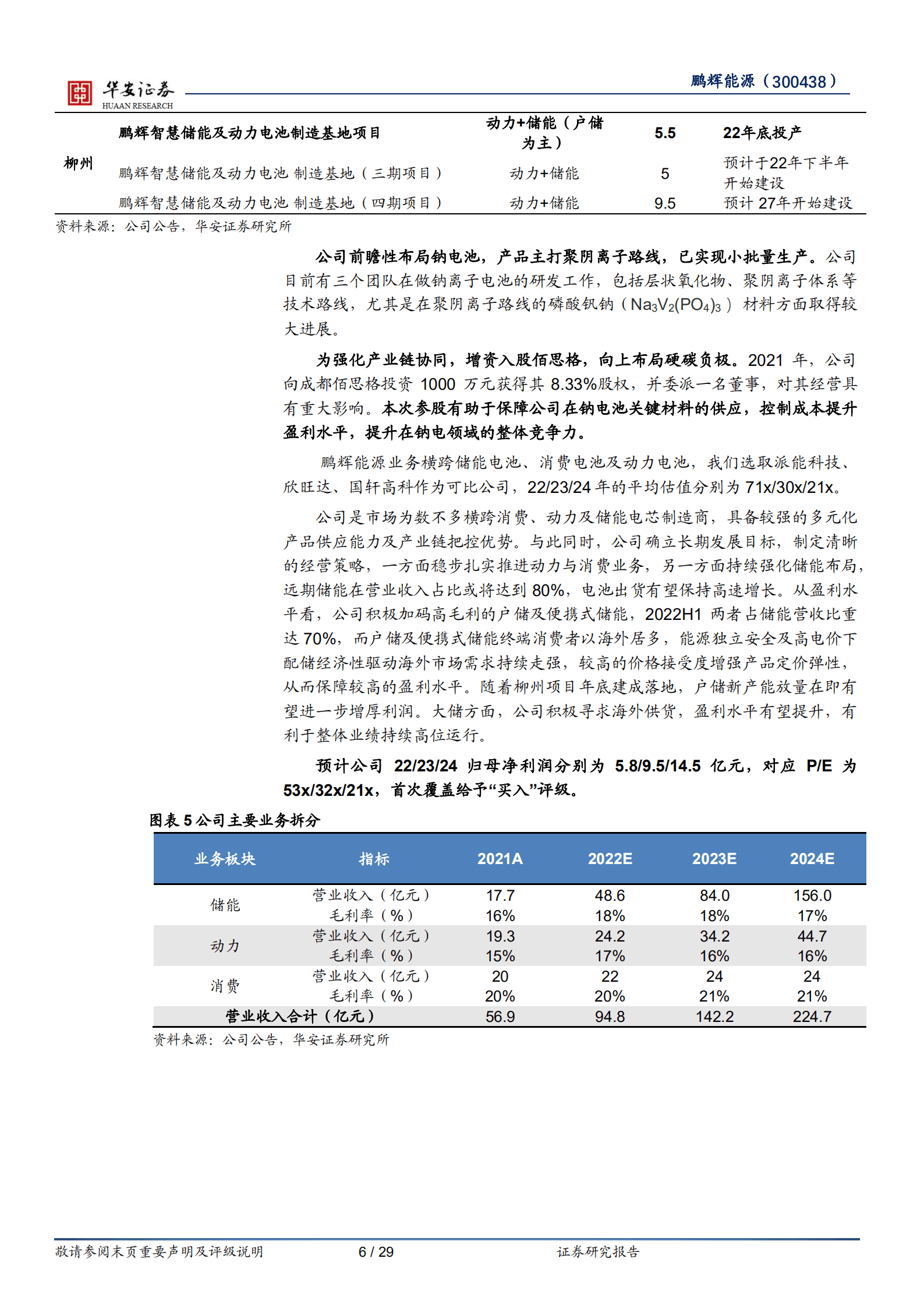 鹏辉能源-聚焦储能业绩高增享红利，布局钠电放量在即-221018.pdf 第6页