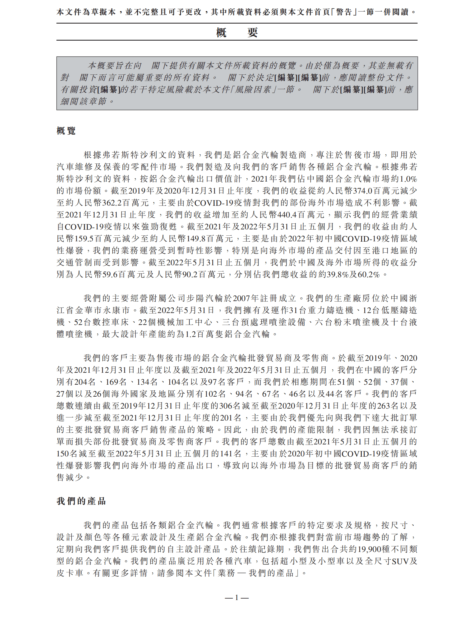 步阳国际招股说明书-铝合金汽轮制造商.pdf 第5页