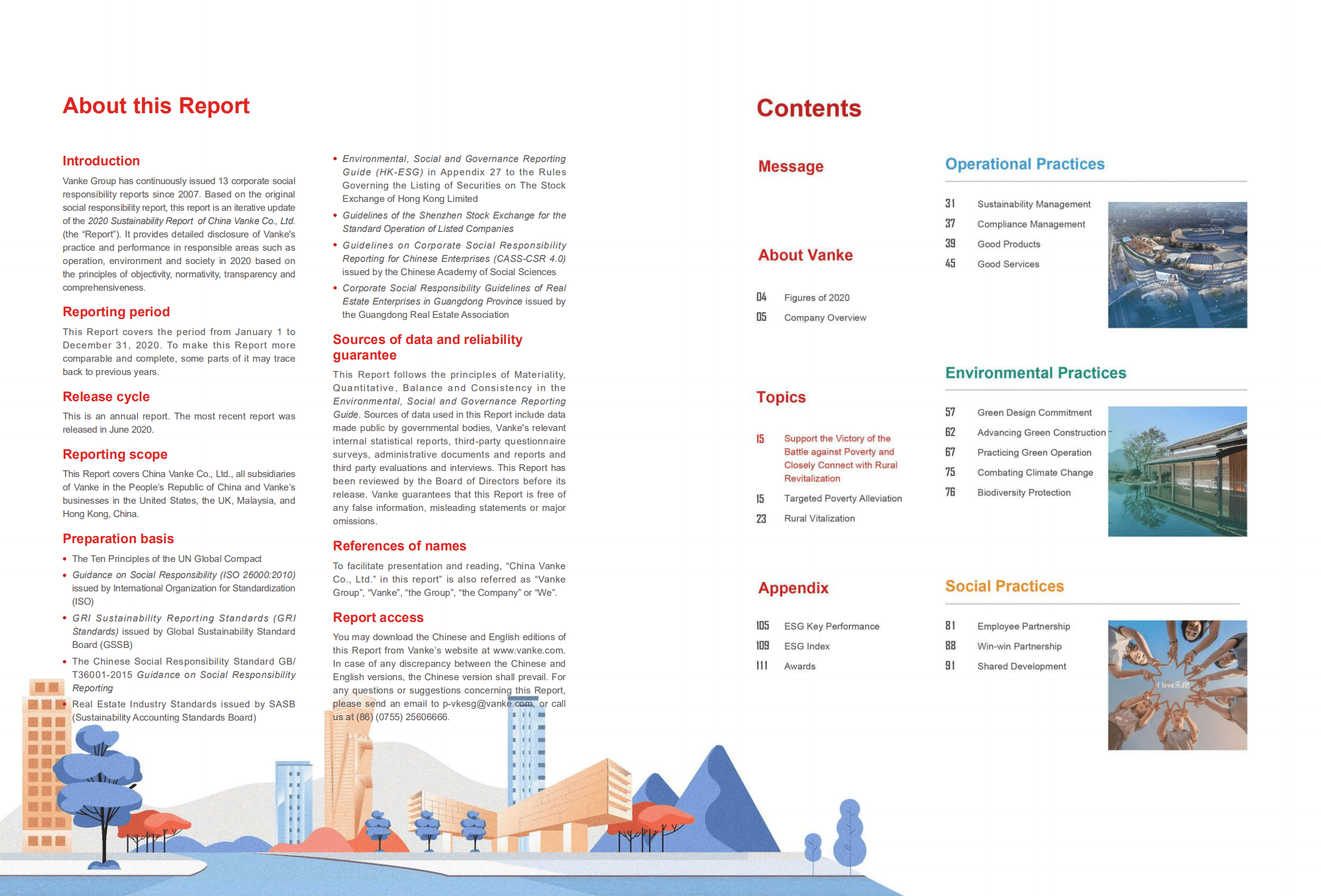 万科企业股份有限公司（CHINA VANKE）2020年可持续发展报告（英文版）.pdf 第2页