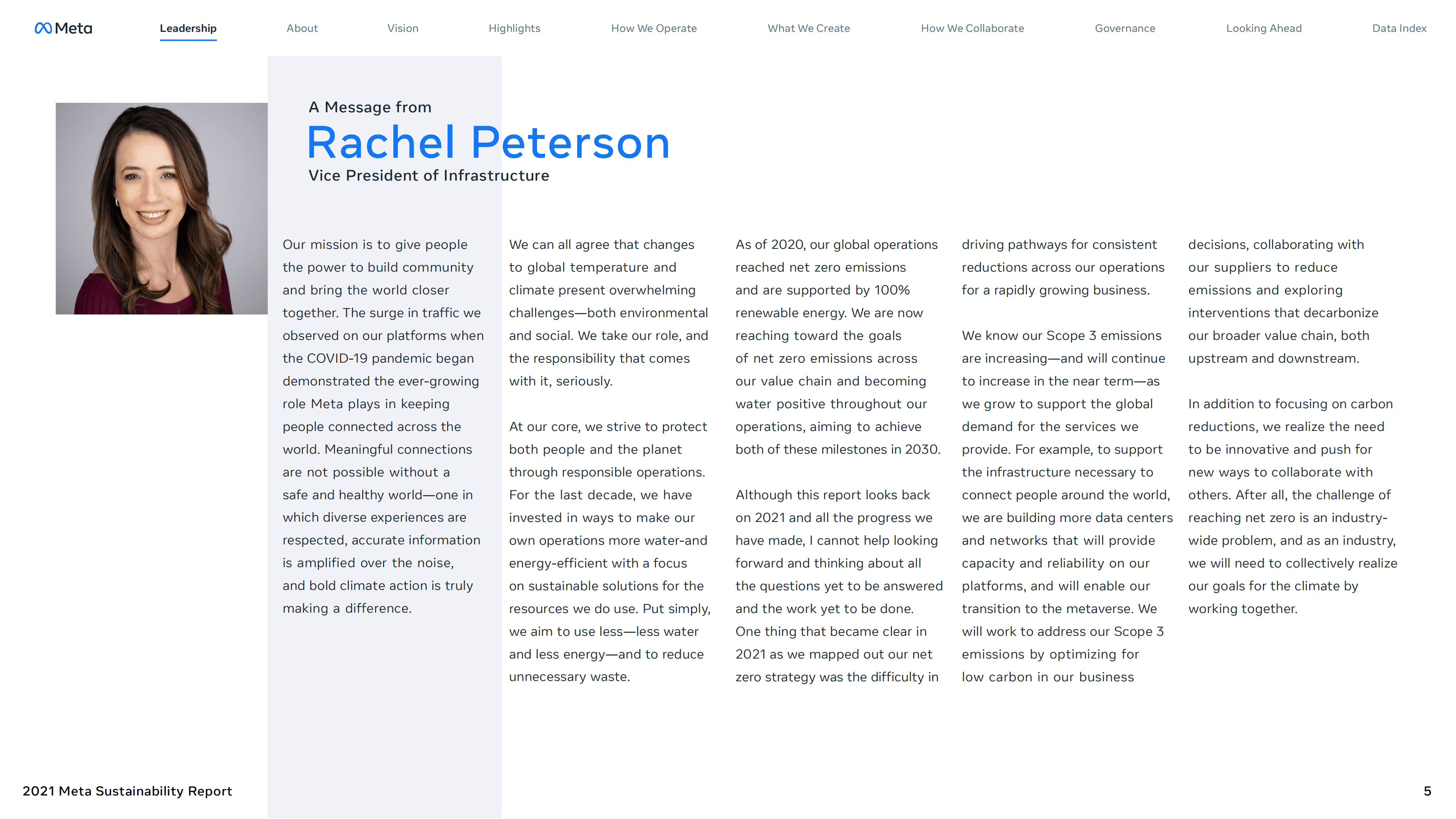 Facebook公司（FACEBOOK）：2022年可持续发展报告（英文版）.pdf 第5页