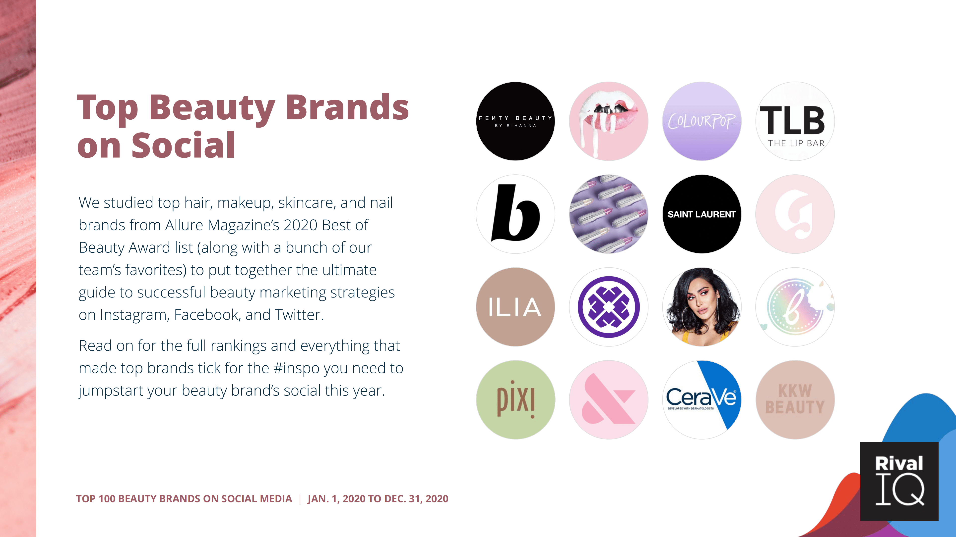 Rival IQ：2021年社交媒体上美妆品牌100强报告（英文版）.pdf 第2页