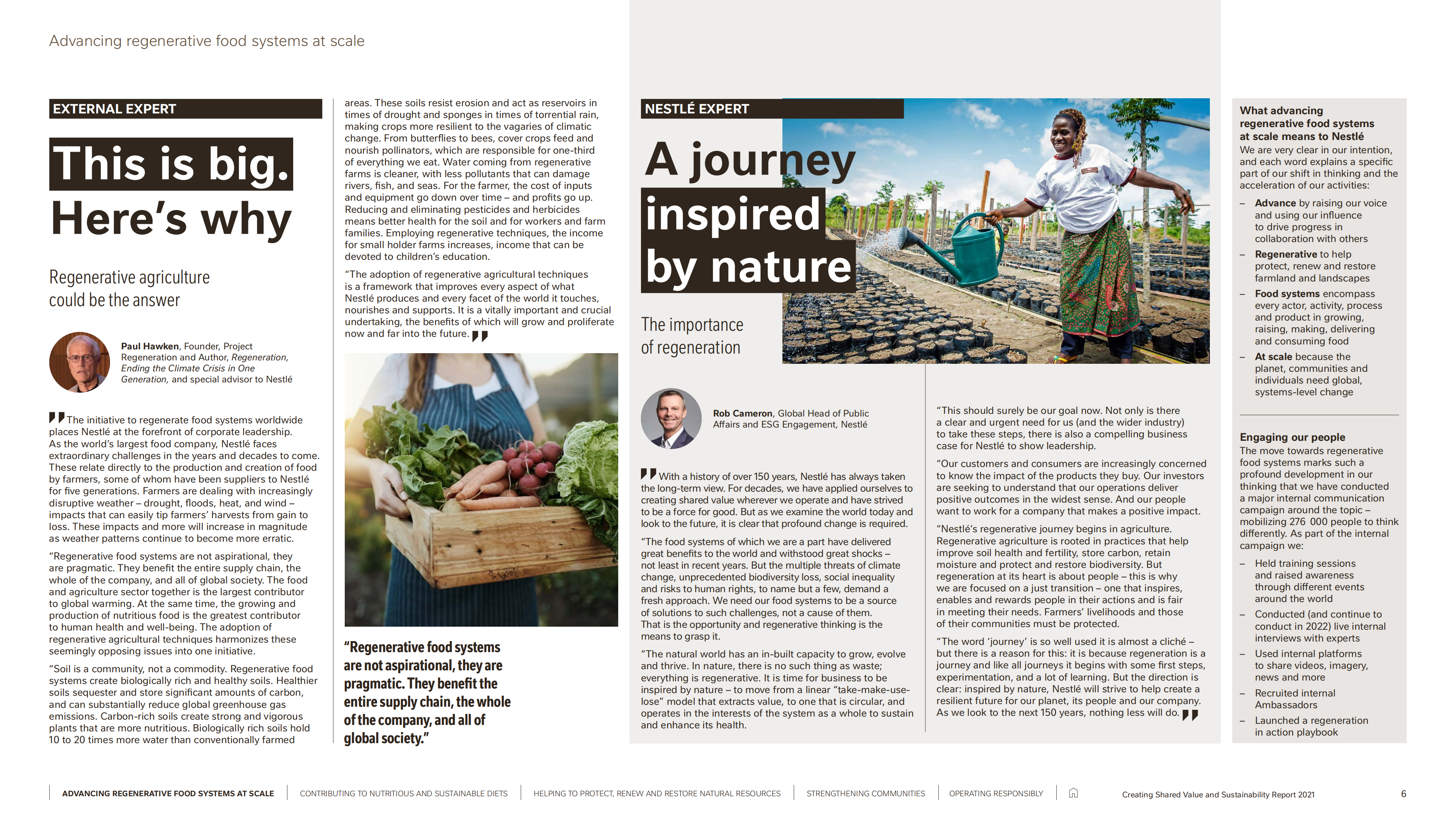 雀巢公司（NESTLÉ）2021年创造共享价值和可持续发展报告（英文版）.pdf 第6页