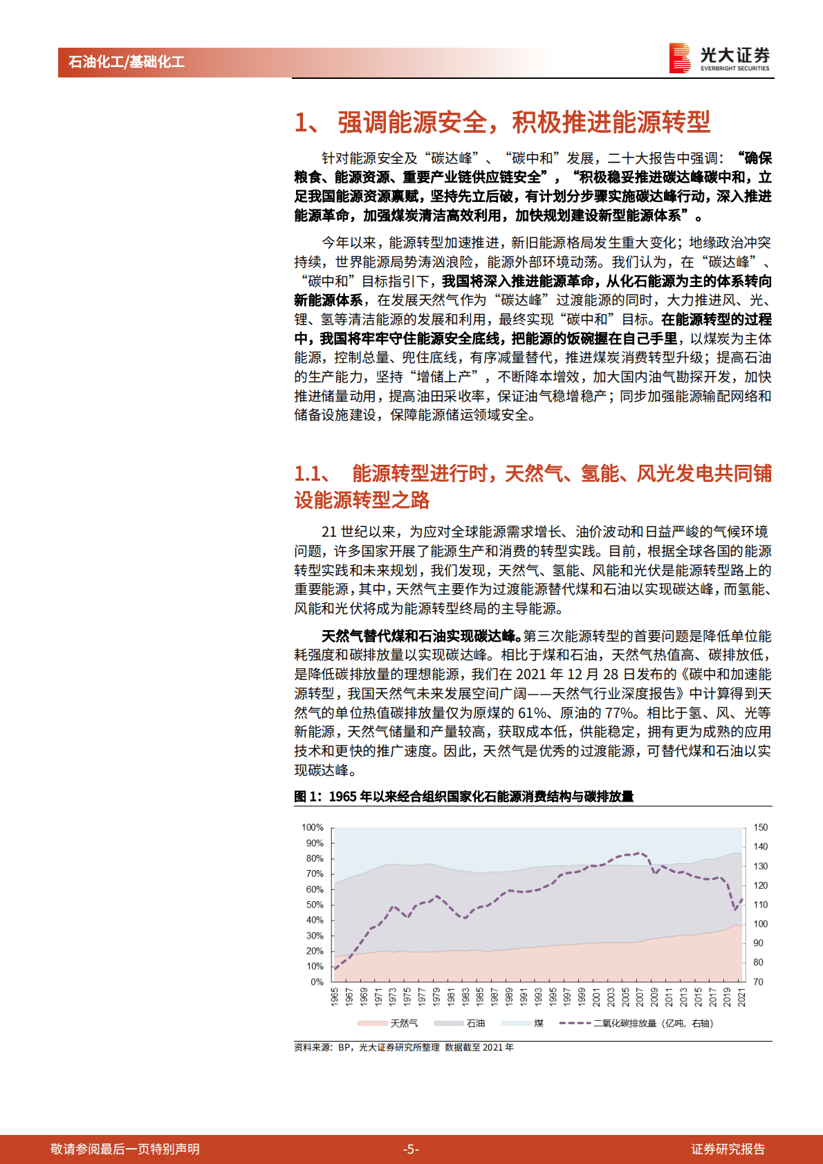 基础化工行业《二十大报告》精神学习第三篇之石化化工行业：关注能源安全、科技创新、农化产业链、低碳发展四条主线-221021.pdf 第5页