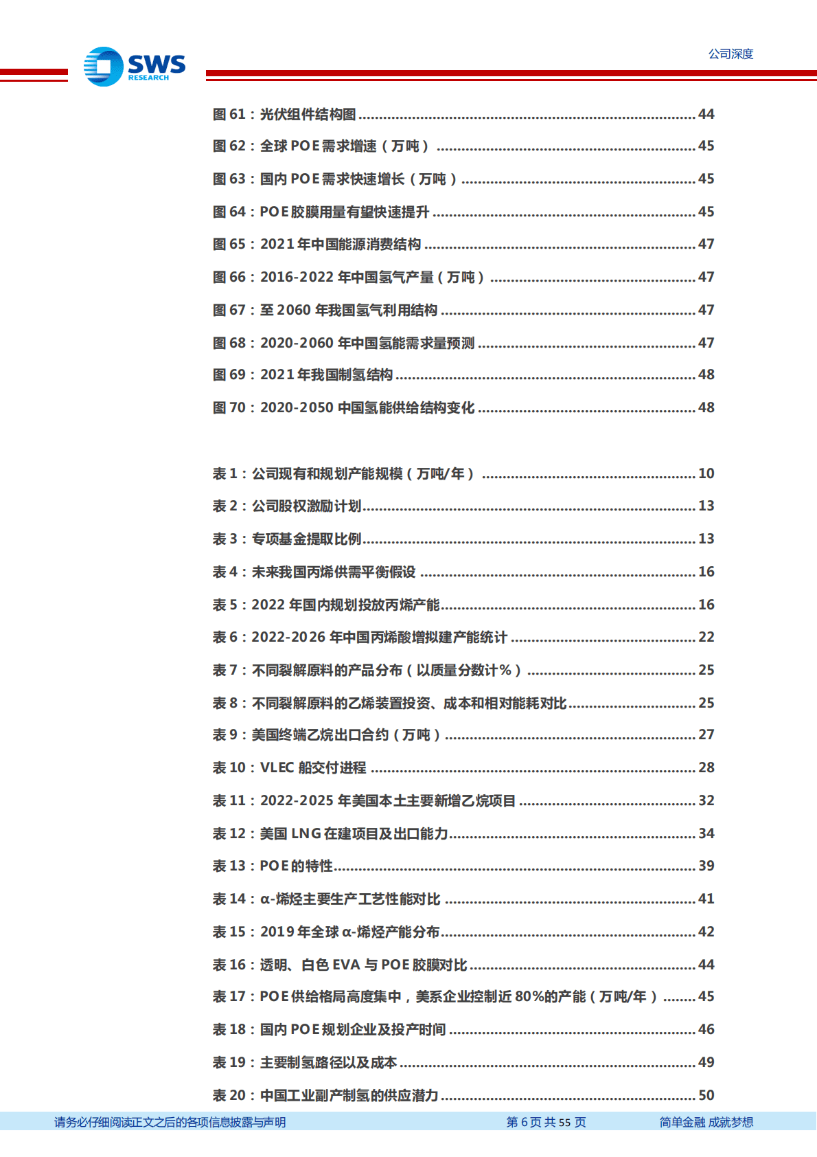 卫星化学-把握轻烃双赛道优势，新材料布局未来可期-221021.pdf 第6页