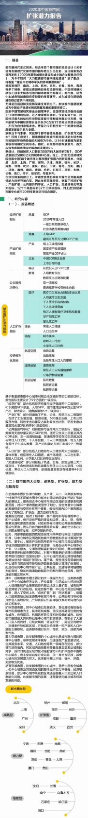 21世纪经济研究院：2020年中国都市圈扩张潜力报告.pdf 第1页