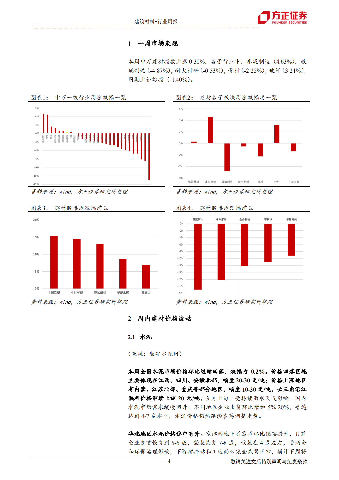建筑材料行业：熟料价格继续上涨，玻璃玻纤价格稳中有升-210314.pdf 第4页