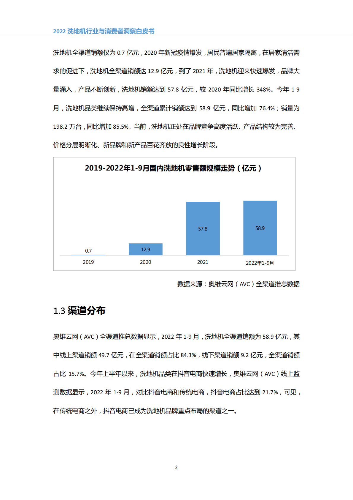 奥维云网：2022中国洗地机行业与消费者洞察白皮书 第5页
