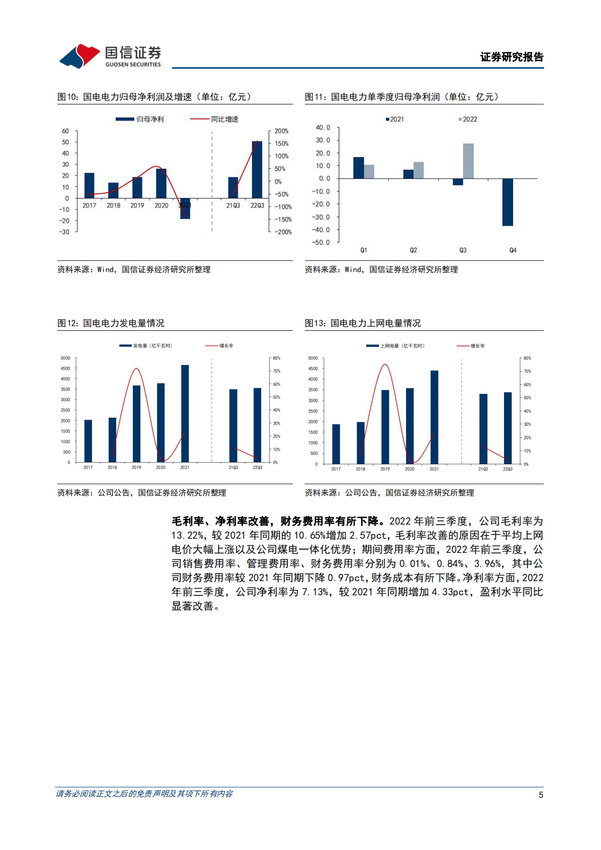 国电电力：净利润大幅增长，盈利能力显著提升-221026 第5页