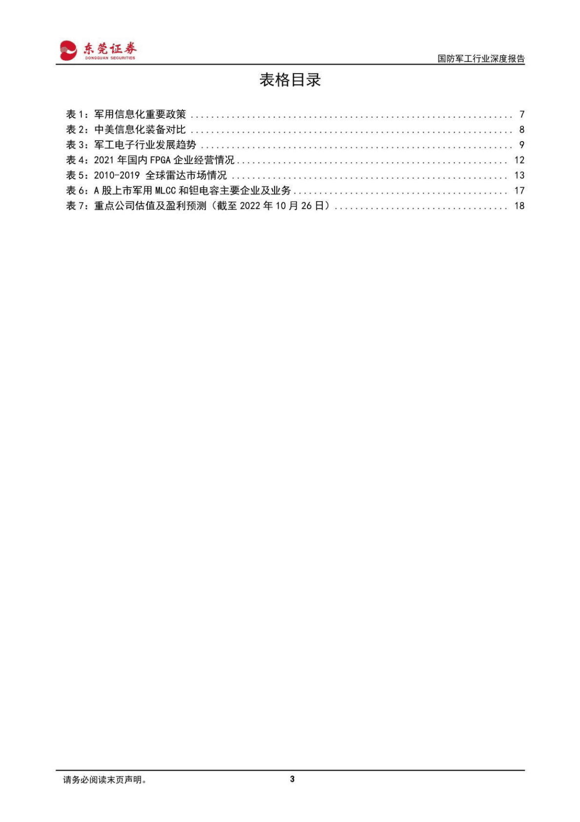 国防军工行业深度报告：以信息化建设为增长点，军工电子元器件迎来长期高景气-221027 第3页