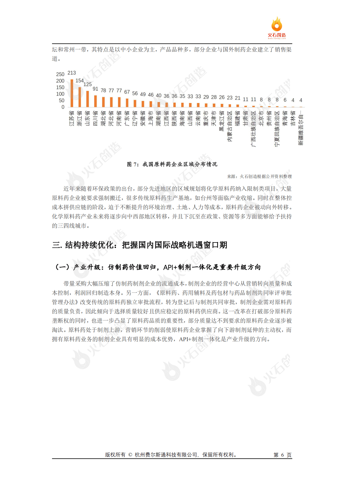 火石创造：2022化学原料药发展专题报告 第6页