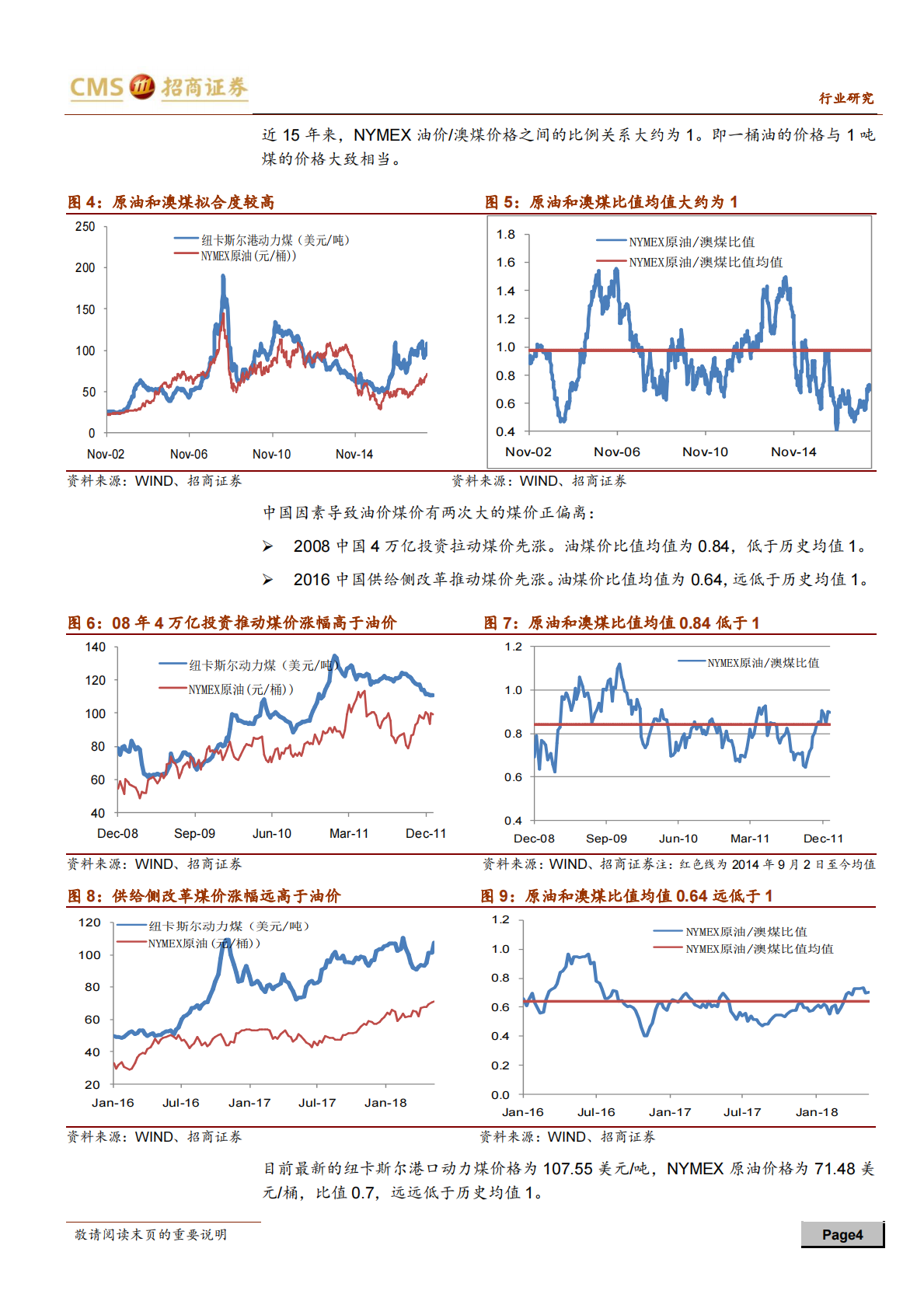 抄底煤炭股系列专题之四：油价上涨助力煤炭低估值修复.pdf 第4页